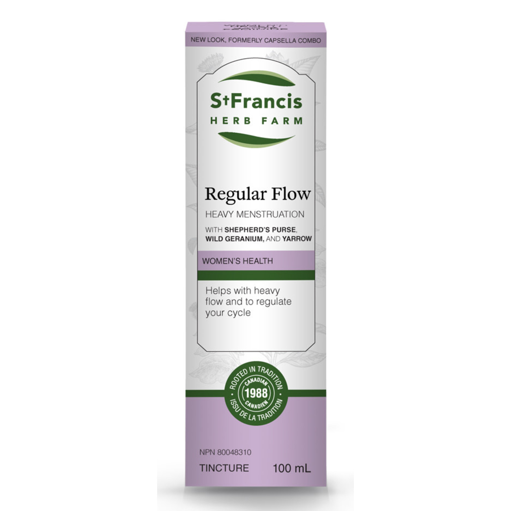 ST FRANCIS ST FRANCIS FEMANCE REGULAR FLOW TINCTURE (CAPSELLA COMBO OR EXCESS) 100ML