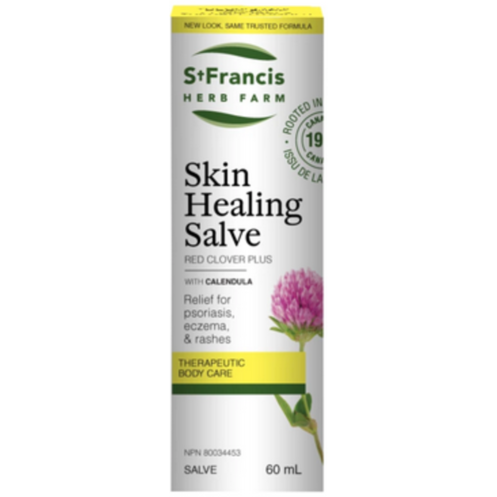 ST FRANCIS ST FRANCIS SKIN HEALING SALVE (PREVIOUSLY RED CLOVER PLUS SALVE) 60ML