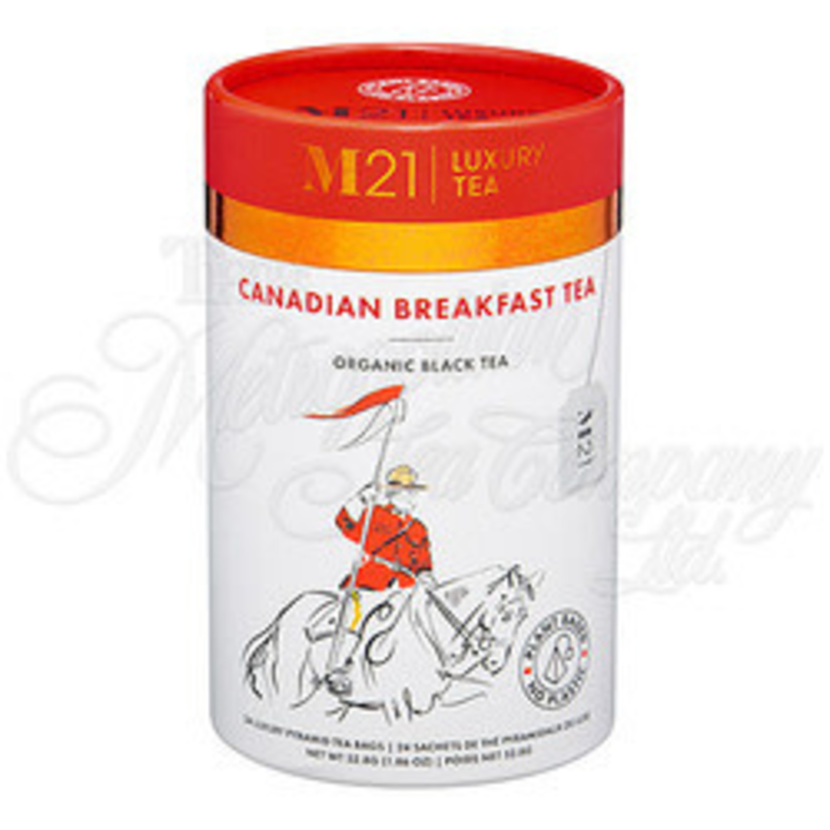 METROPOLITAN TEA METROPOLITAN TEA M21 SERIES CANADIAN BREAKFAST BLACK TEA 24 BAGS (ORGANIC)