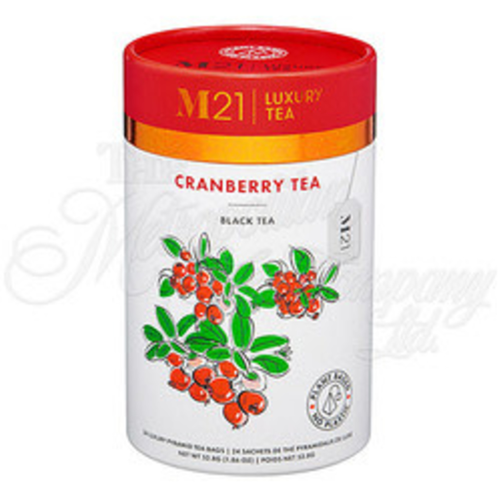 METROPOLITAN TEA METROPOLITAN TEA M21 SERIES CRANBERRY BLACK 24 BAGS