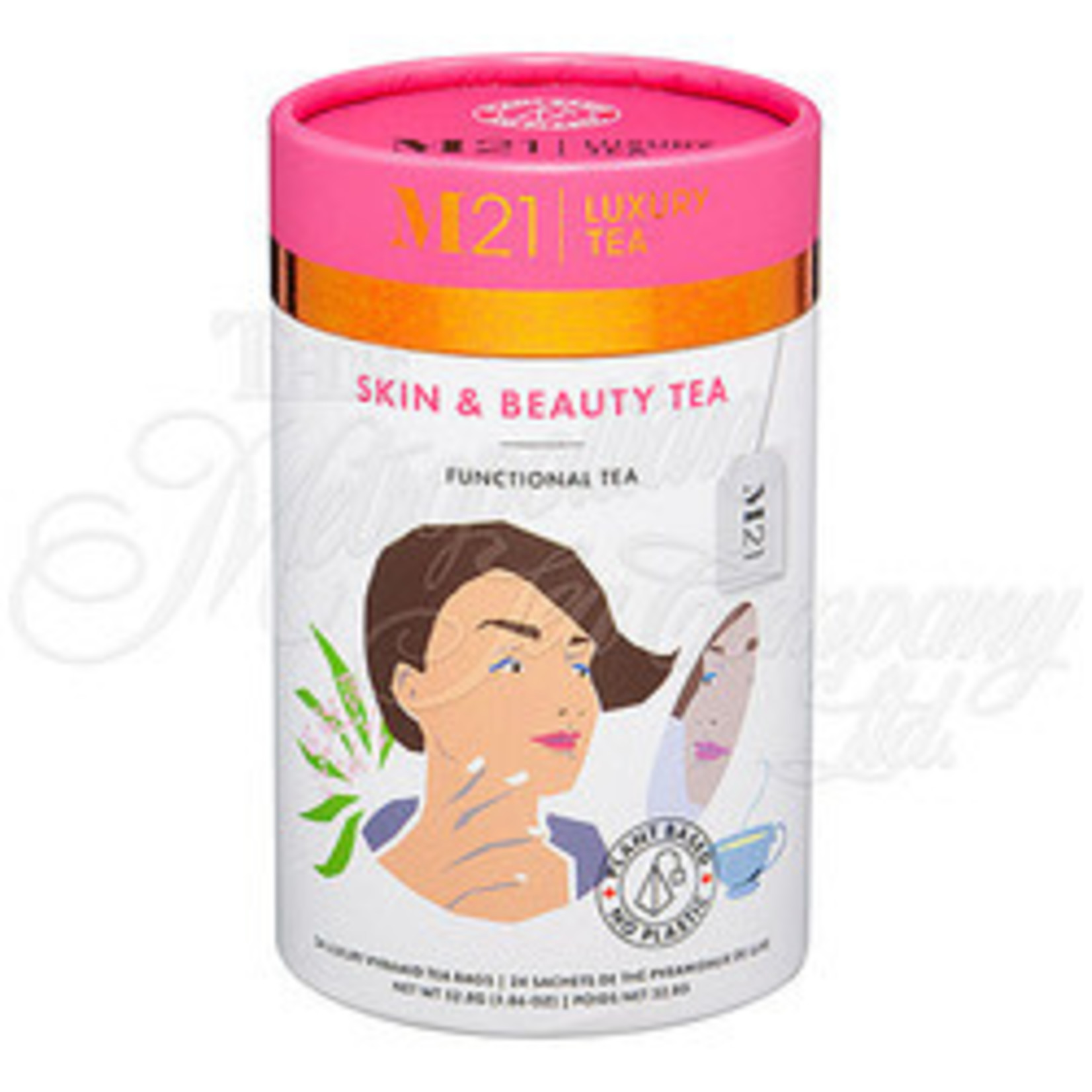 METROPOLITAN TEA METROPOLITAN TEA M21 SERIES SKIN & BEAUTY TEA 24 BAGS (ORGANIC)