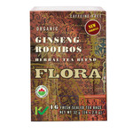 FLORA FLORA ORGANIC GINSENG ROOIBOS HERBAL TEA 16 BAGS