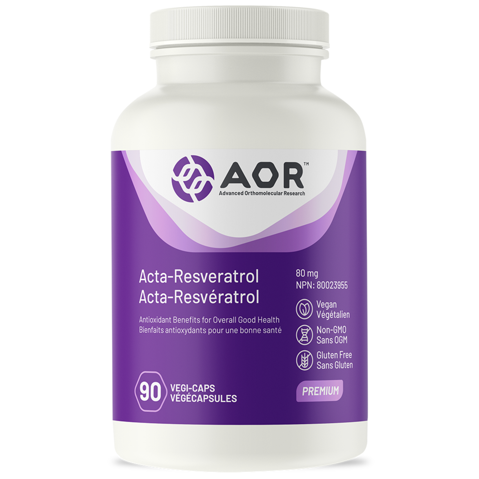 AOR AOR ACTA-RESVERATROL 90 VEGICAPS