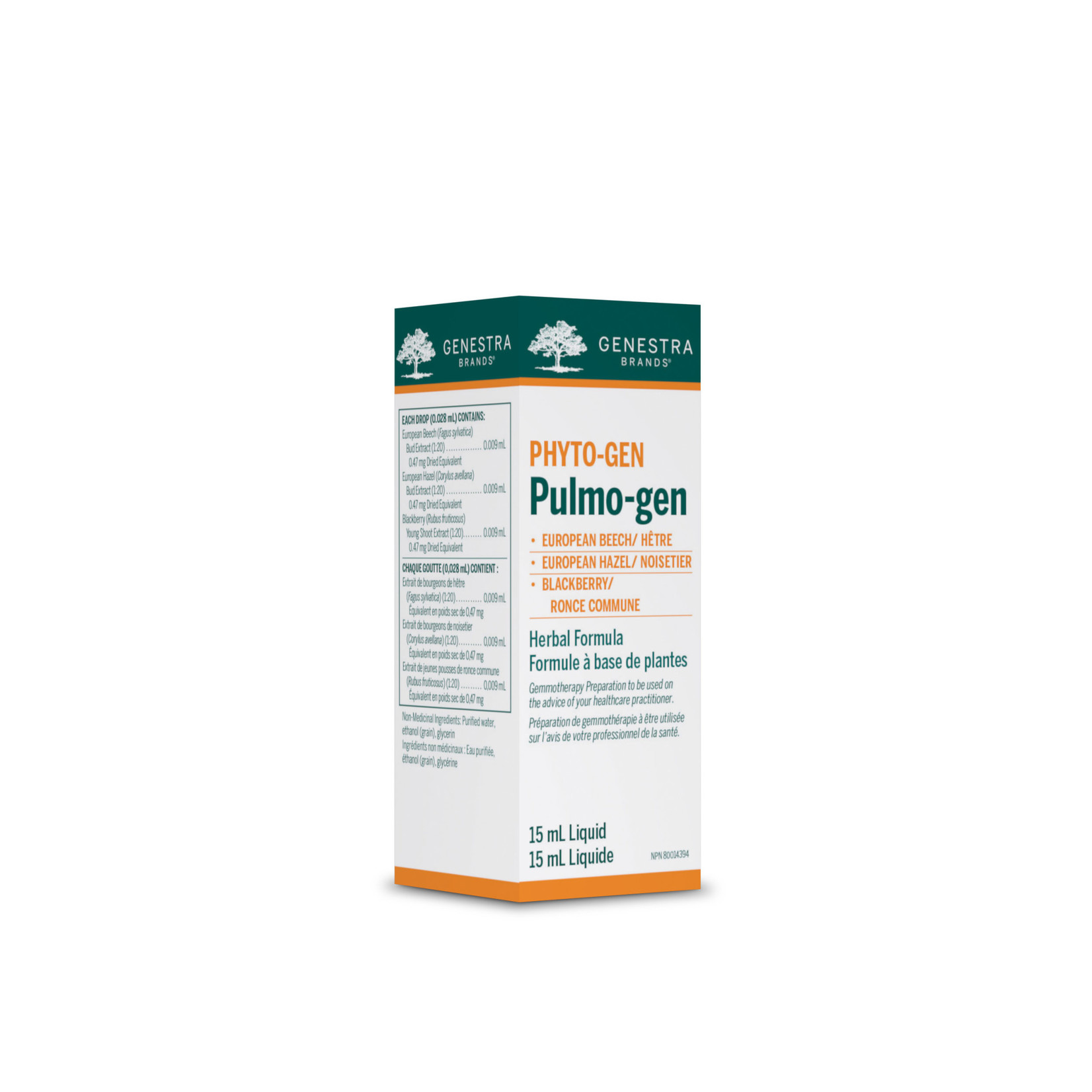 GENESTRA GENESTRA PULMO GEN  (PHYTO GEN) 15ML