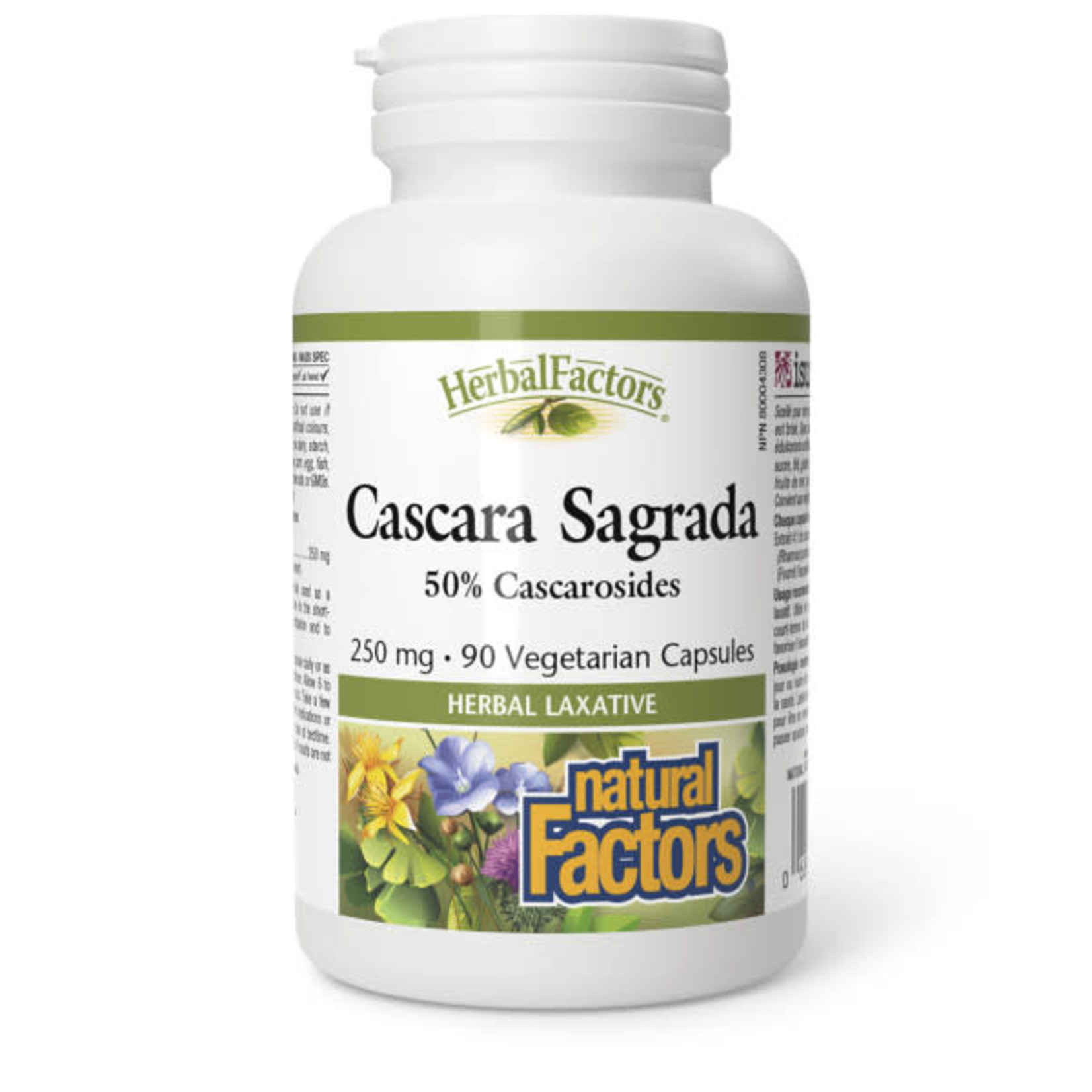 NATURAL FACTORS NATURAL FACTORS CASCARA SAGRADA 250MG 90 CAPS