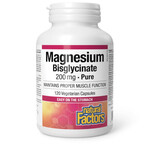 NATURAL FACTORS NATURAL FACTORS MAGNESIUM BISGLYCINATE PURE 200MG 120 VCAPS