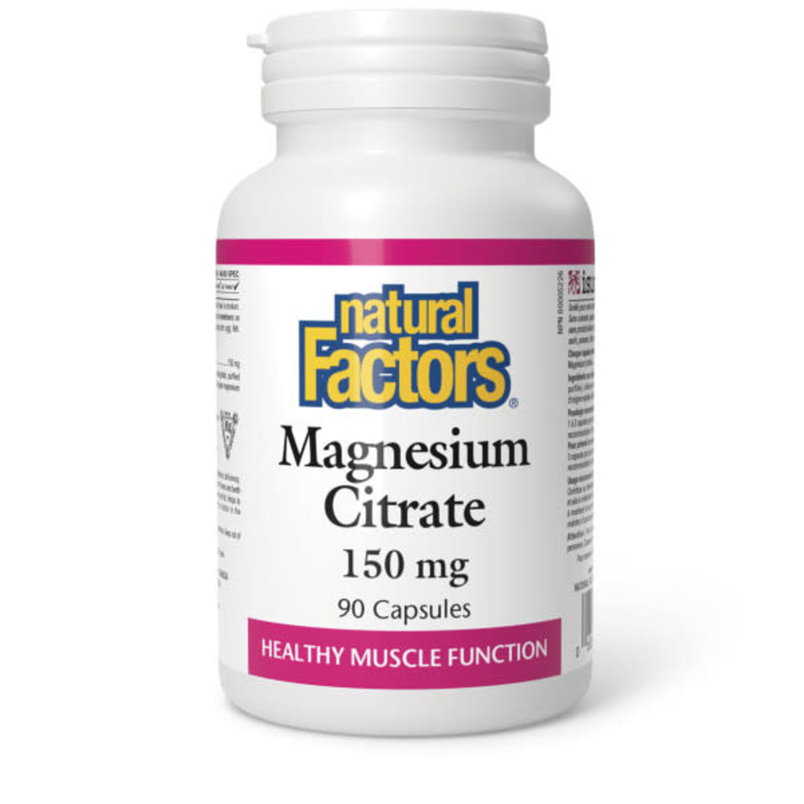 NATURAL FACTORS NATURAL FACTORS MAGNESIUM CITRATE 150MG 90 CAPS