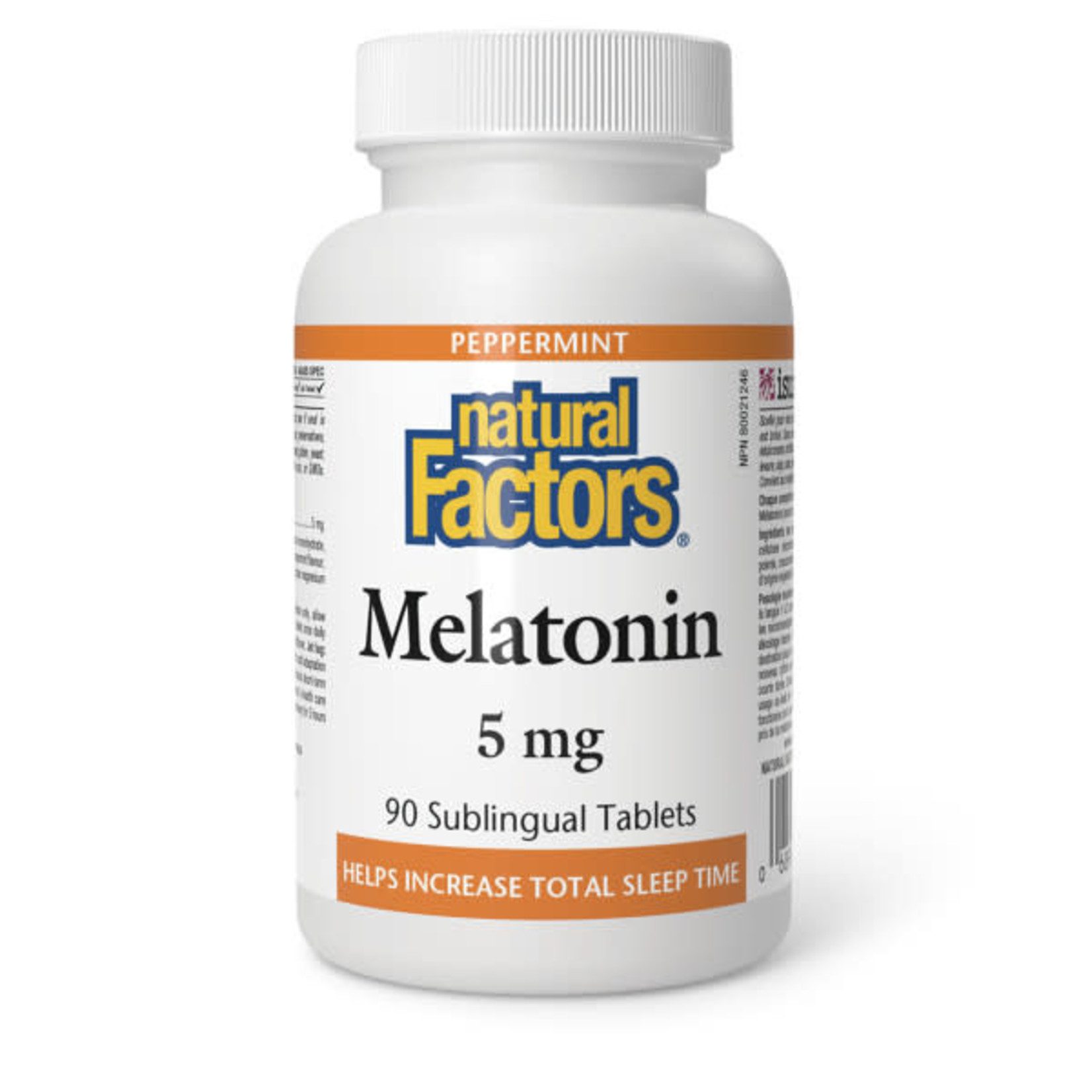NATURAL FACTORS NATURAL FACTORS MELATONIN 5 MG 90 SUBLINGUAL TABLETS