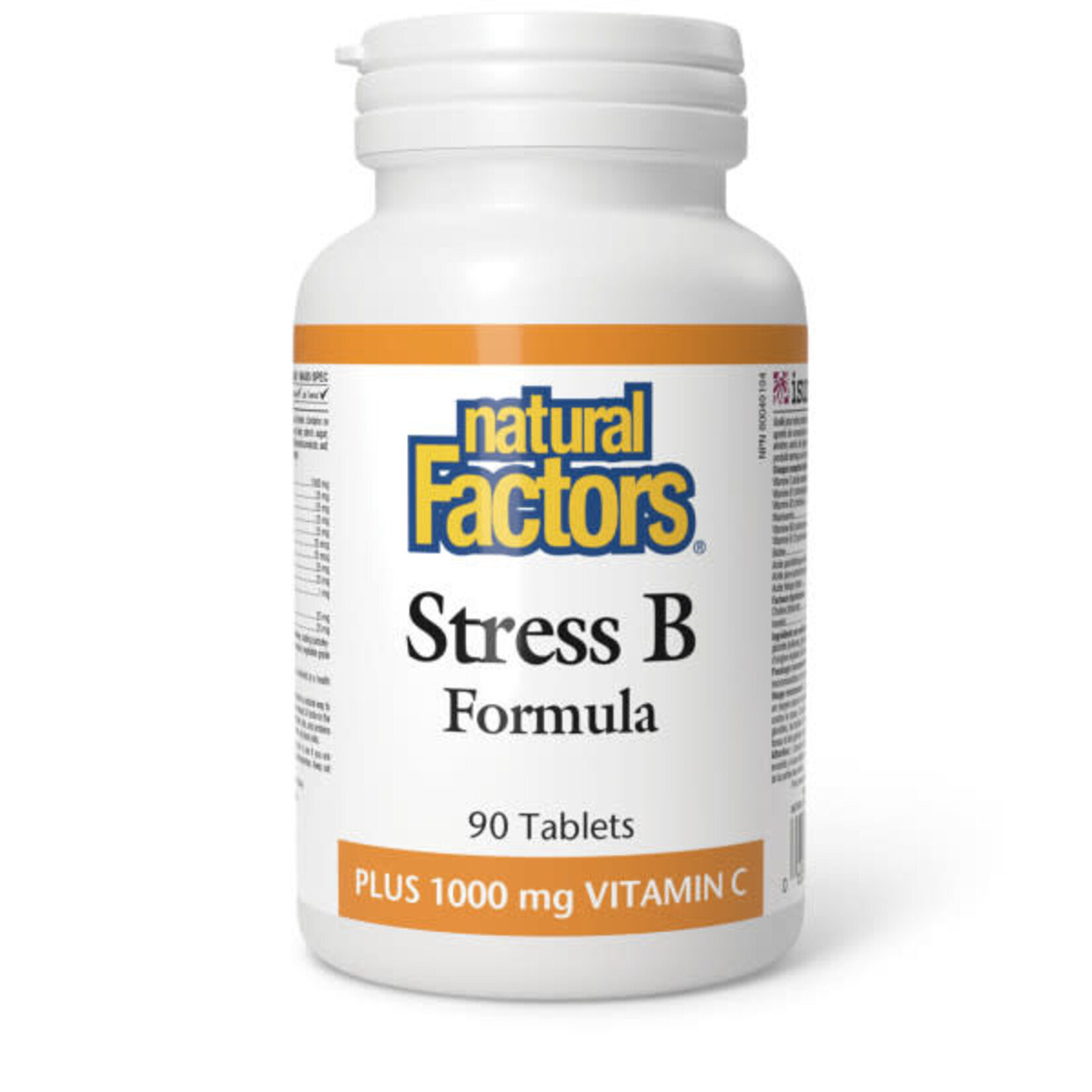 NATURAL FACTORS NATURAL FACTORS STRESS B FORMULA (PLUS 1000MG VIT C) 90 TABS