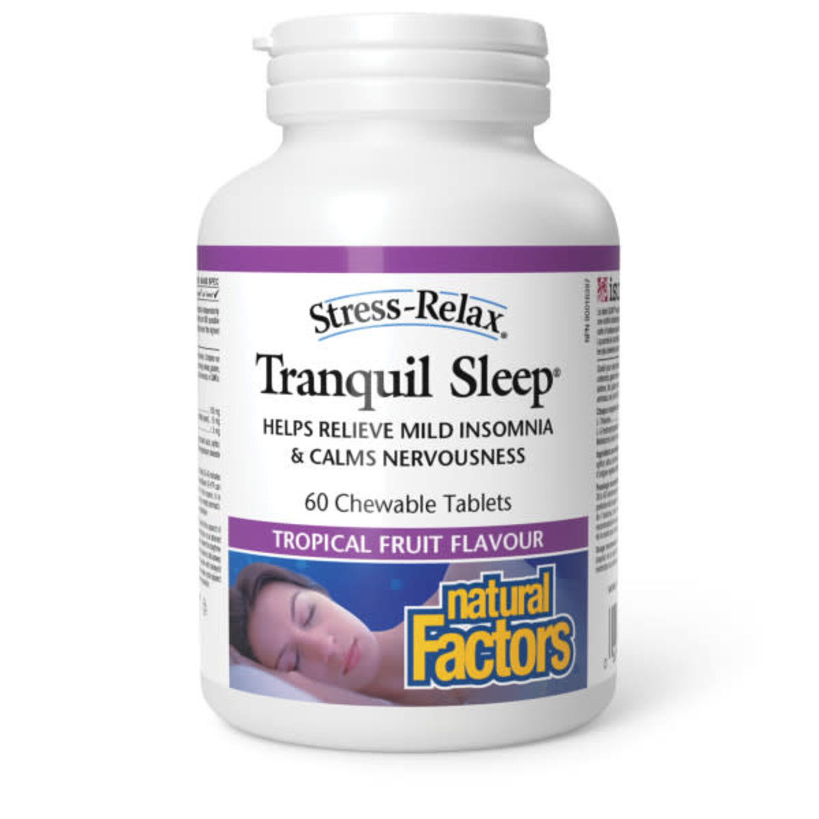 NATURAL FACTORS NATURAL FACTORS STRESS RELAX TRANQUIL SLEEP 60 CHEWABLE TABLETS