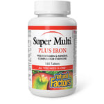 NATURAL FACTORS NATURAL FACTORS SUPER MULTI PLUS IRON 180 TABS