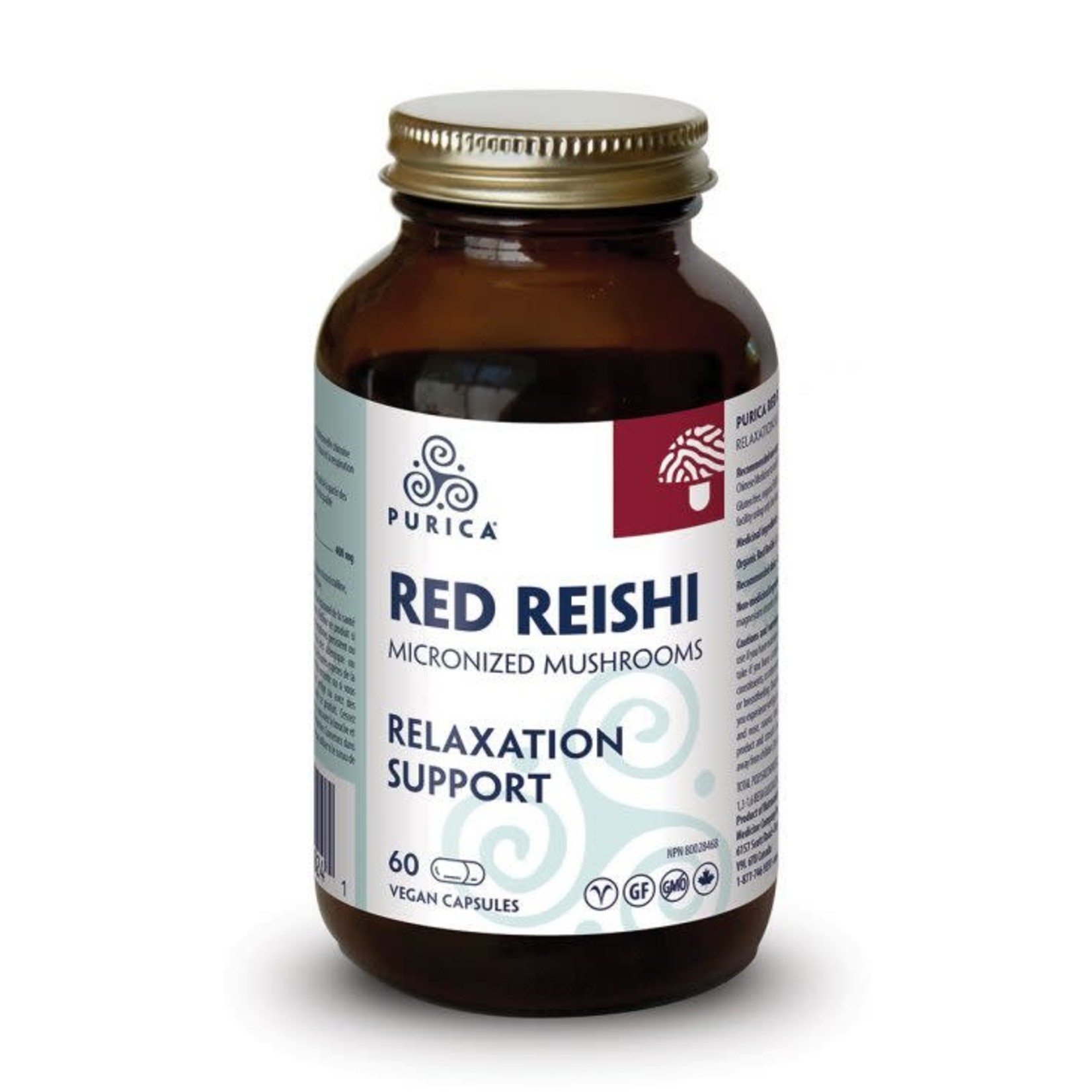 PURICA PURICA RED REISHI (400MG) 60 VCAPS