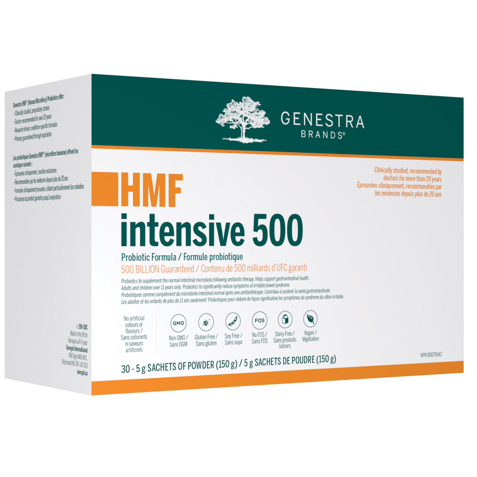 GENESTRA GENESTRA HMF INTENSIVE 500 30 SACHETS