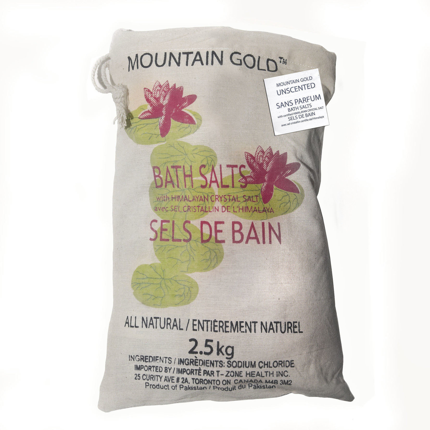 MOUNTAIN GOLD MOUNTAIN GOLD BATH SALTS UNSCENTED 2.5KG