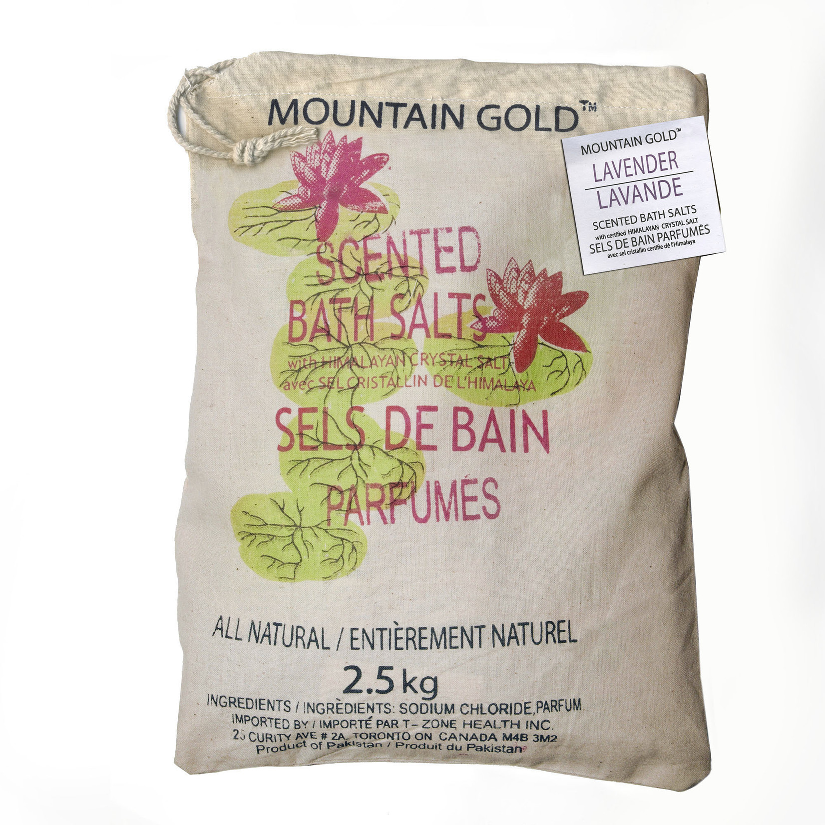 MOUNTAIN GOLD MOUNTAIN GOLD SCENTED BATH SALTS LAVENDER 2.5KG
