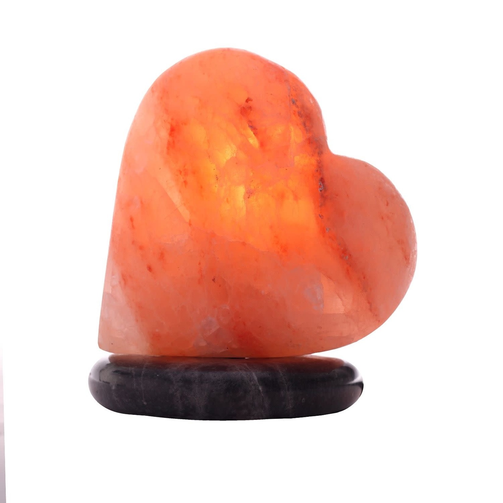 MOUNTAIN GOLD MOUNTAIN GOLD MEDIUM CRAFTED HEART SALT LAMP