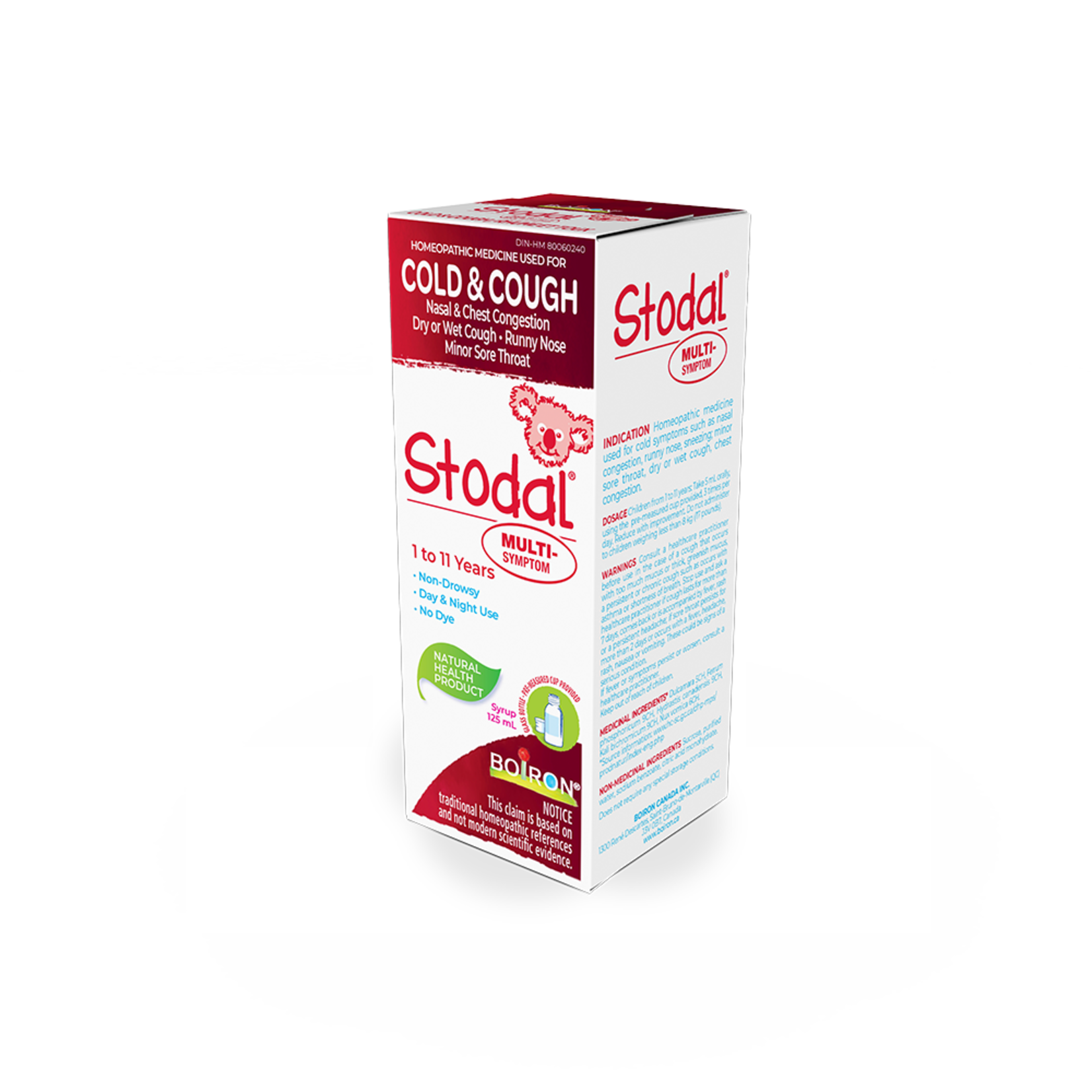 BOIRON BOIRON STODAL FOR CHILDREN MULTI-SYMPTOM COLD & COUGH 125ML