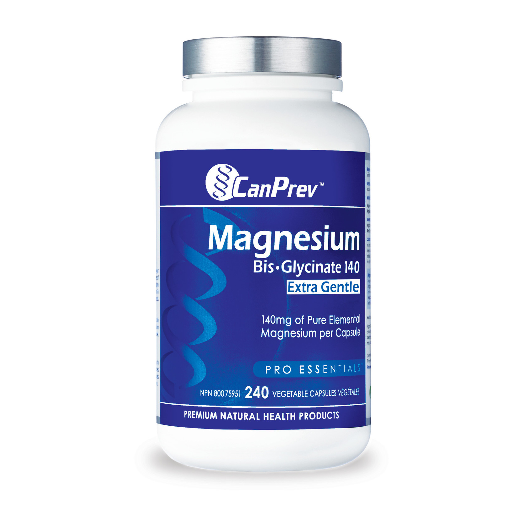 CANPREV CANPREV MAGNESIUM BISGLYCINATE 140 EXTRA GENTLE 240 VEGICAPS