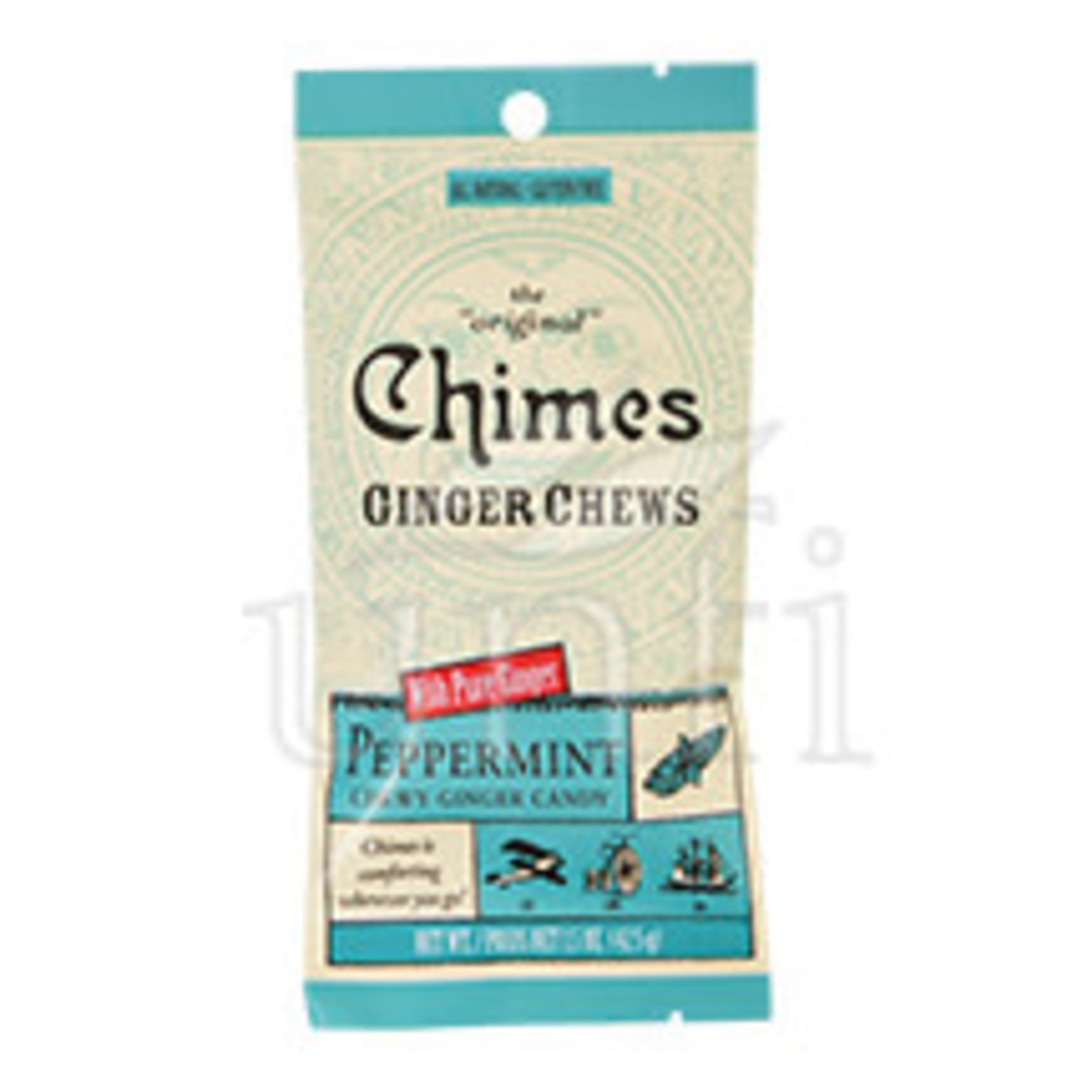 CHIMES CHIMES GINGER CHEWS PEPPERMINT 42.5G