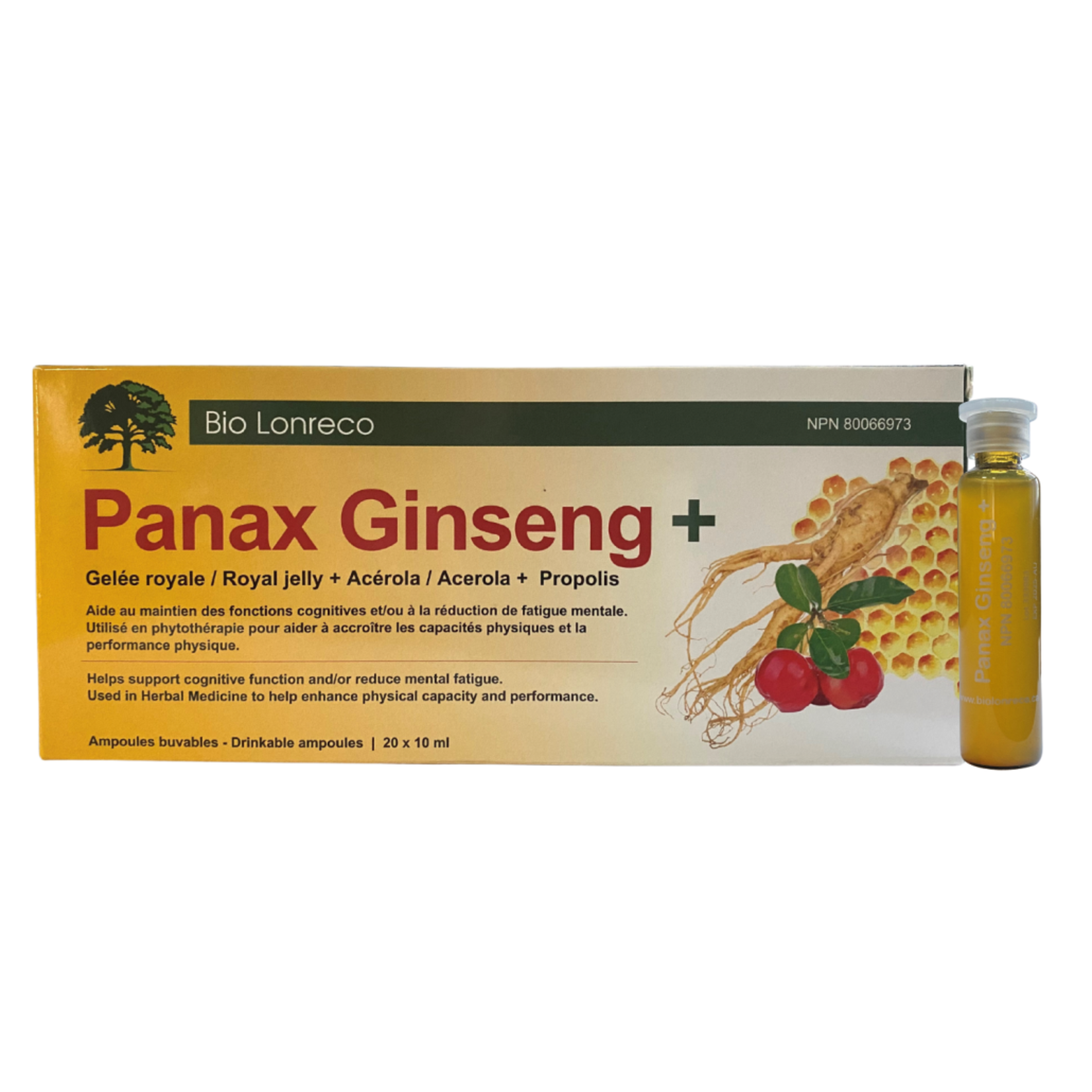 BIO LONRECO BIO LORENCO PANAX GINSENG + 20 X 10ML AMPULES