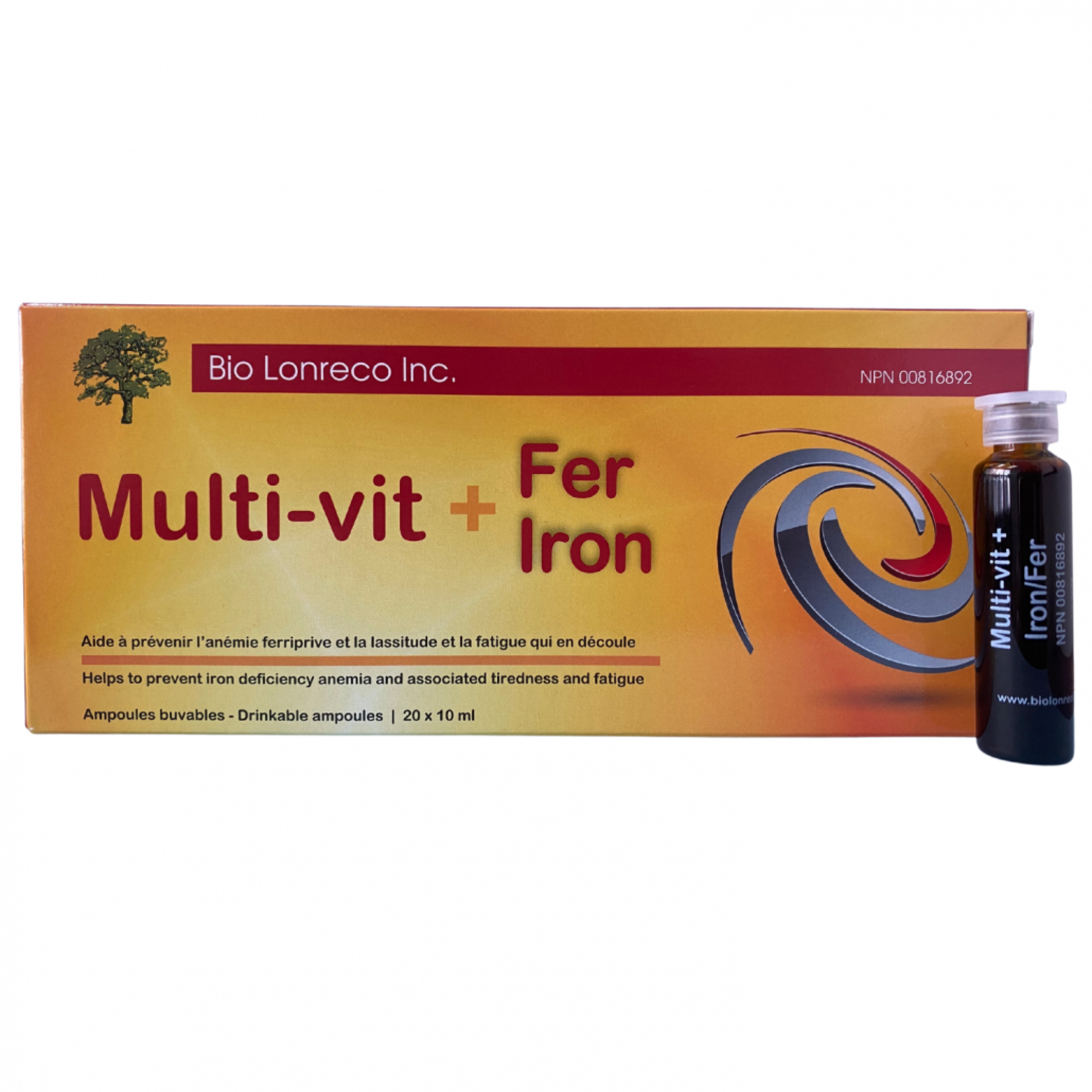 BIO LONRECO BIO LONRECO MULTI-VIT+IRON  250ML