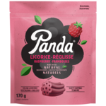 PANDA LICORICE PANDA NATURAL LICORICE RED RASPBERRY BAG 170G