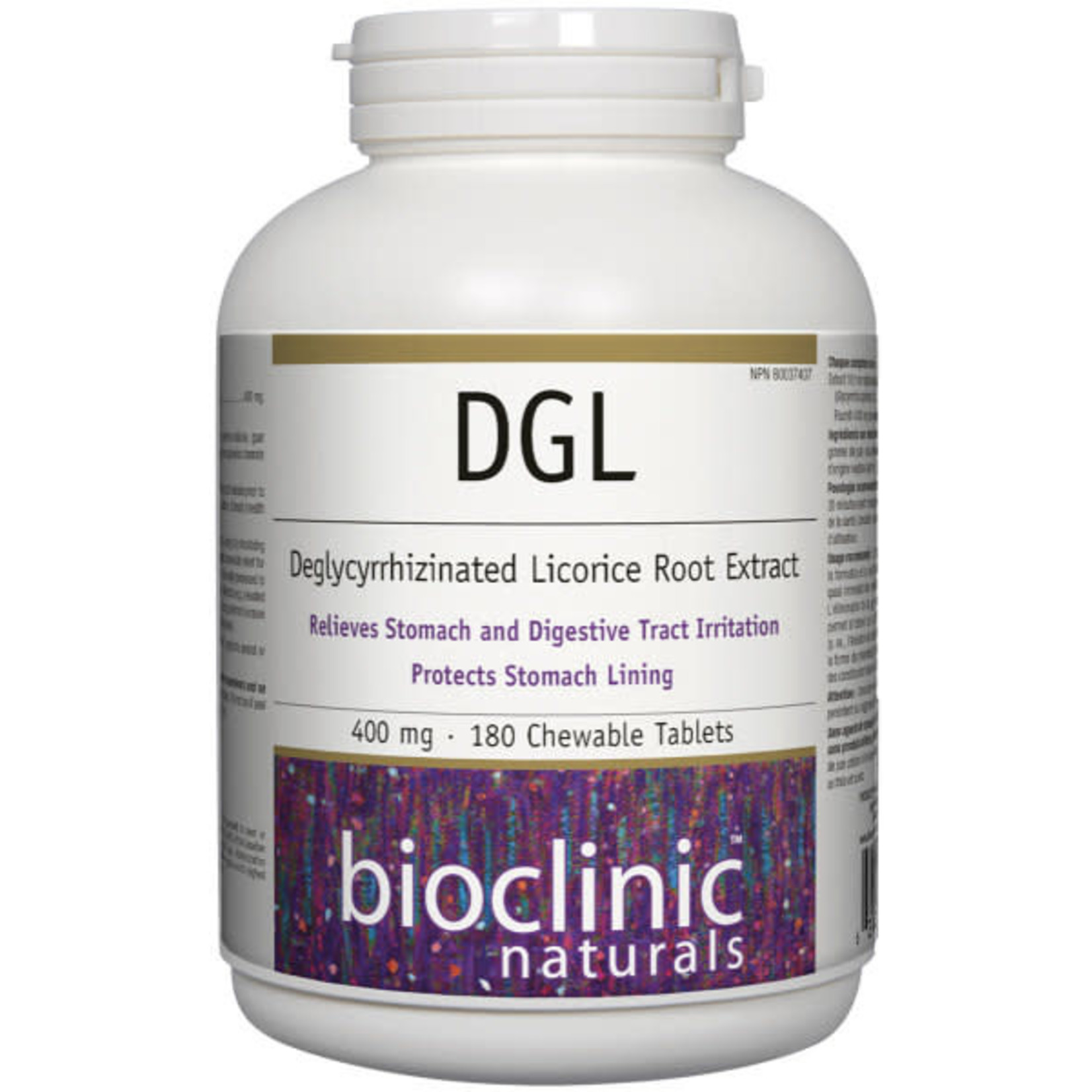 BIO CLINIC BIO CLINIC DGL 400MG 180 CHEWABLE TABS