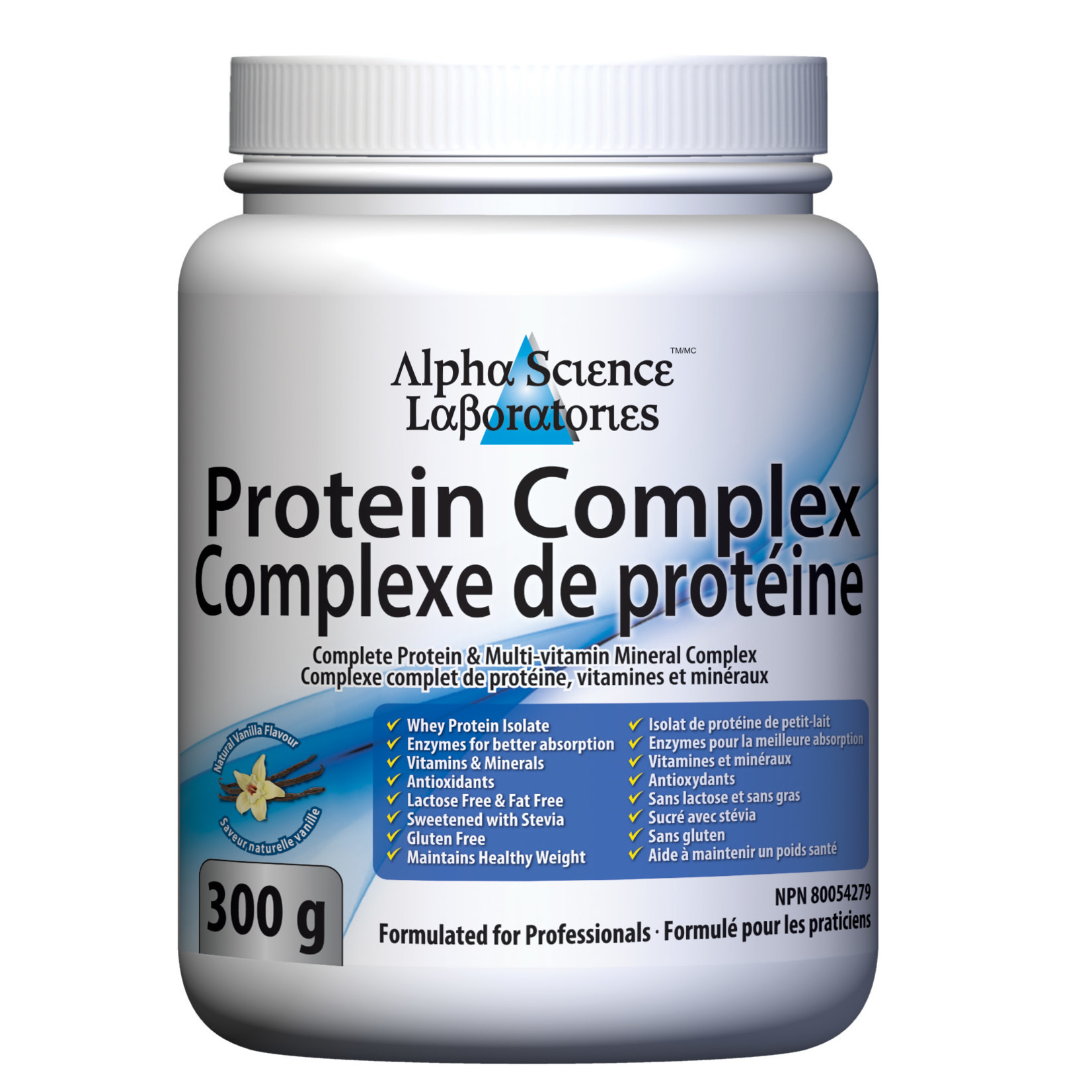 ALPHA SCIENCE LABORATORIES ALPHA SCIENCE LABS PROTEIN COMPLEX VANILLA 300G