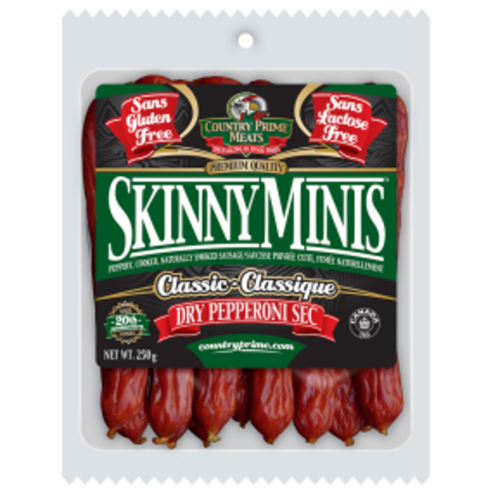 COUNTRY PRIME MEATS COUNTRY PRIME MEATS SKINNY MINIS CLASSIC 250G