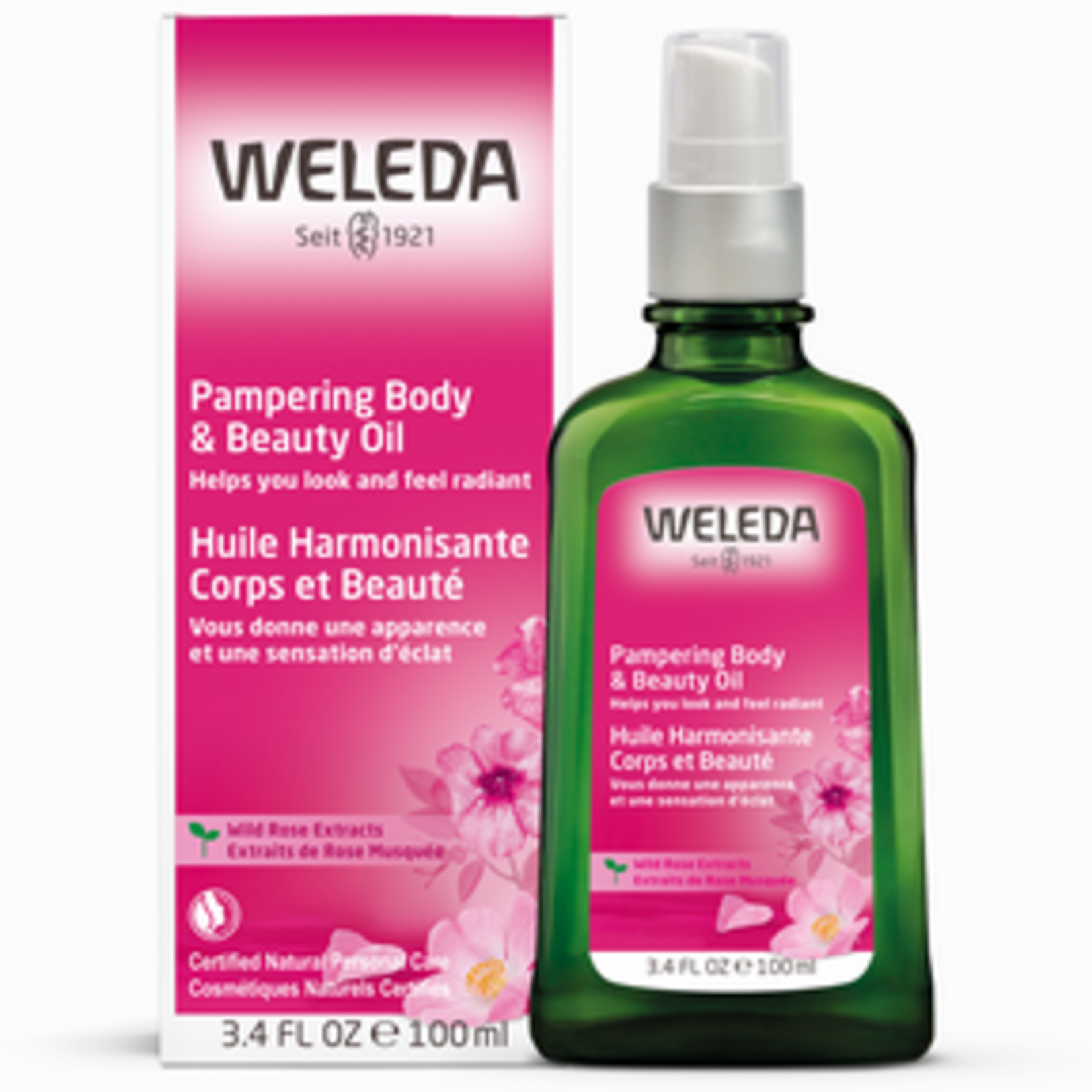 WELEDA WELEDA PAMPERING BODY AND BEAUTY OIL WILD ROSE BODY OIL 100ML