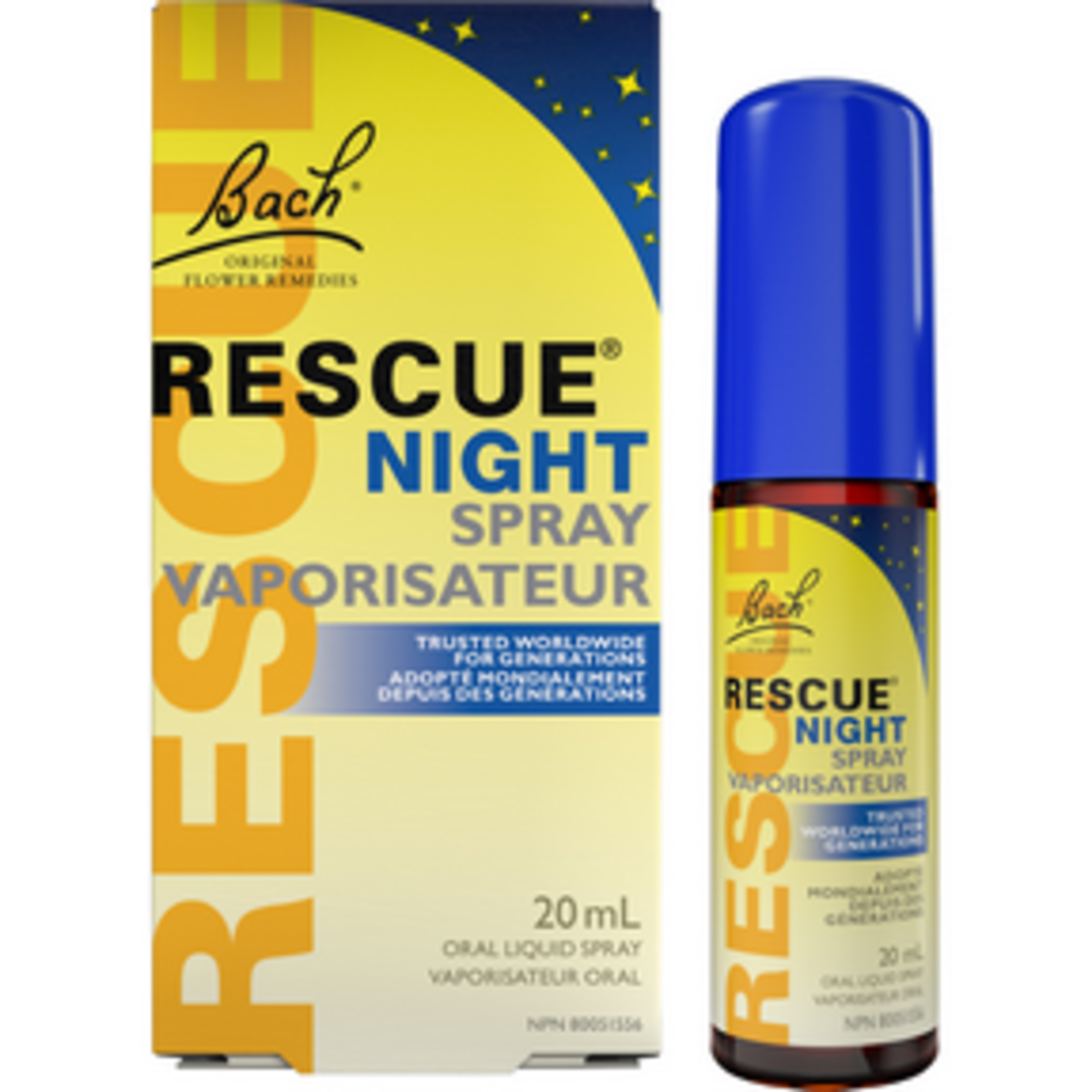 BACH FLOWER REMEDIES BACH RESCUE REMEDY NIGHT SPRAY 20ML