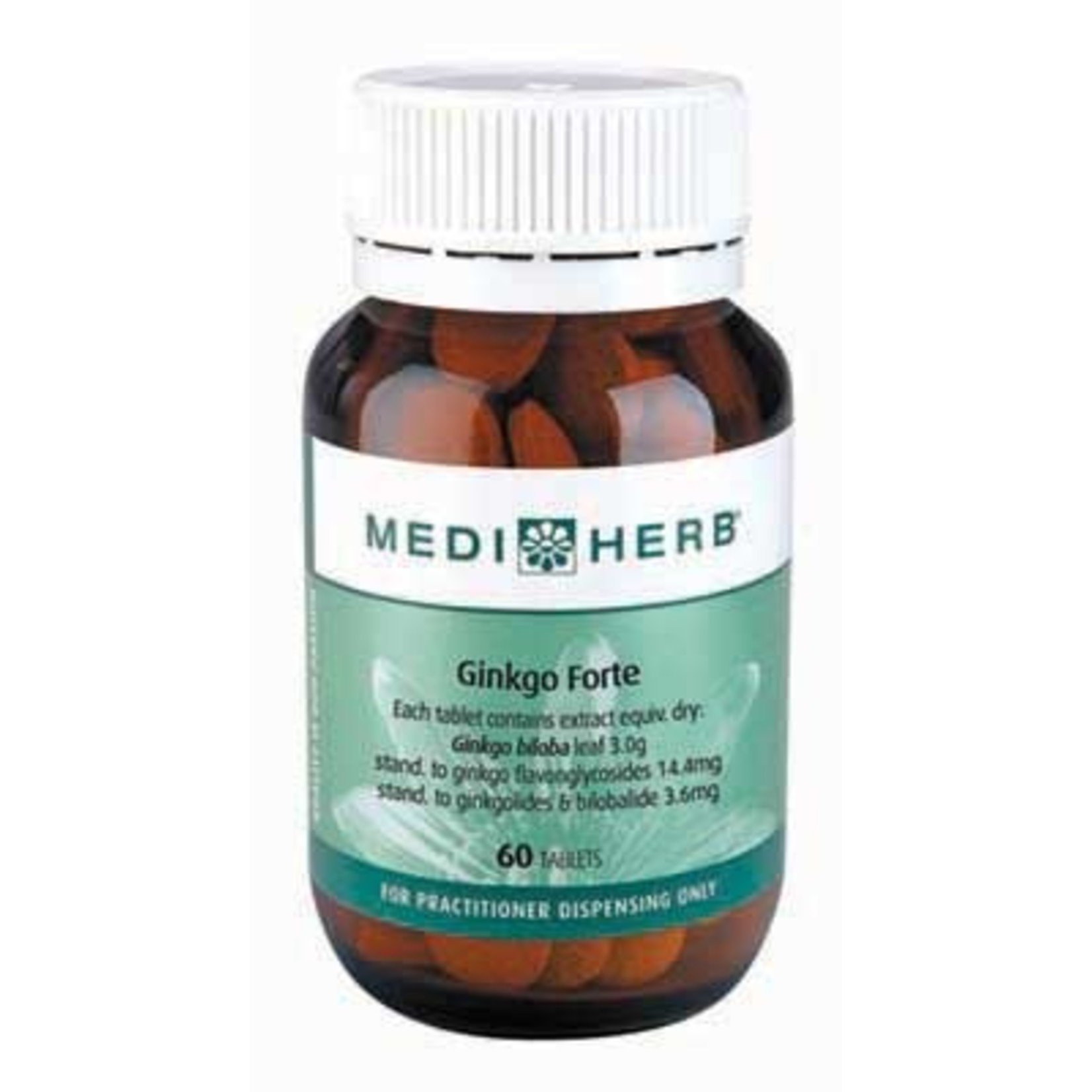 MEDIHERB MEDIHERB GINKGO FORTE 60 TABLETS