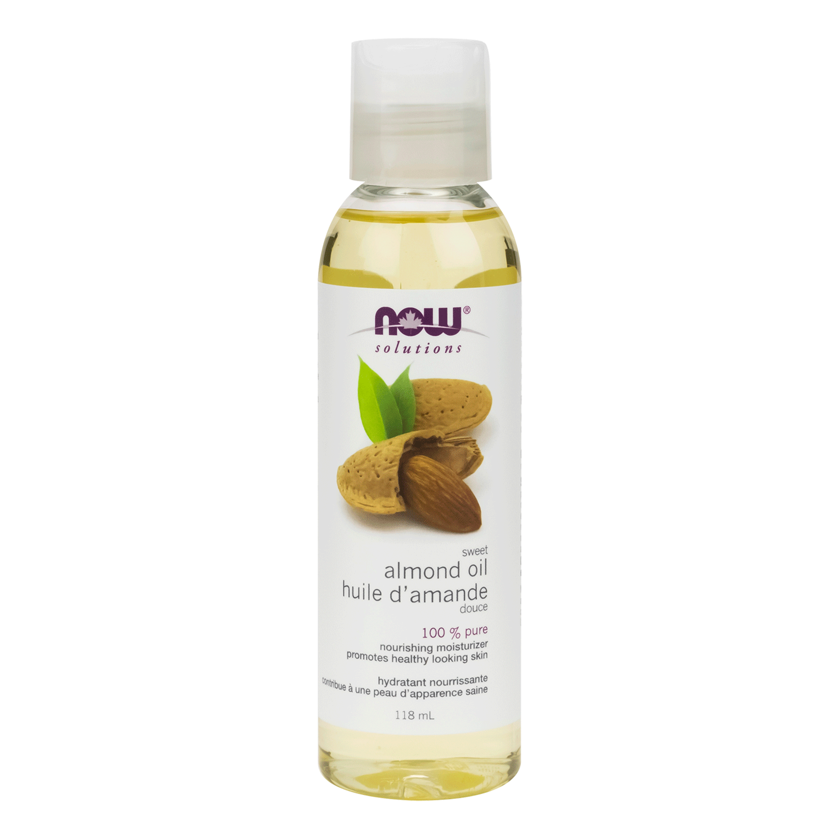 NOW FOODS NOW ALMOND OIL - SWEET EXPELLER PRESSED 118ML