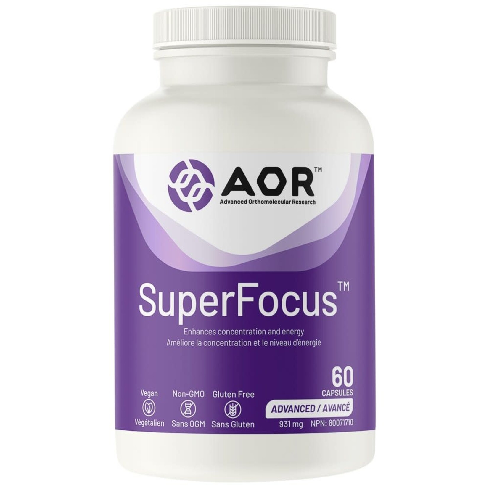 AOR AOR SUPERFOCUS 60 CAPS