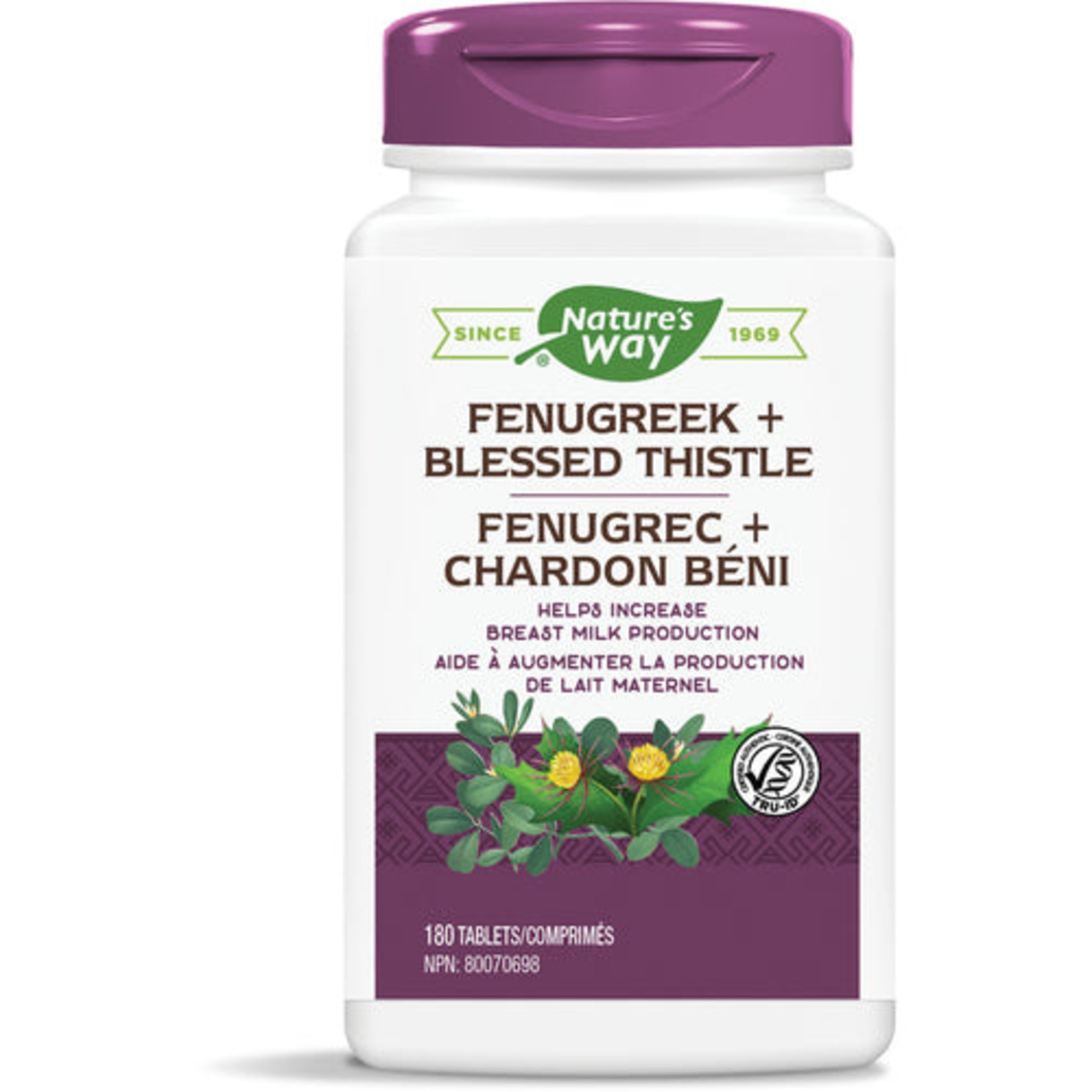 NATURES WAY NATURE'S WAY FENUGREEK + BLESSED THISTLE 180 TABS