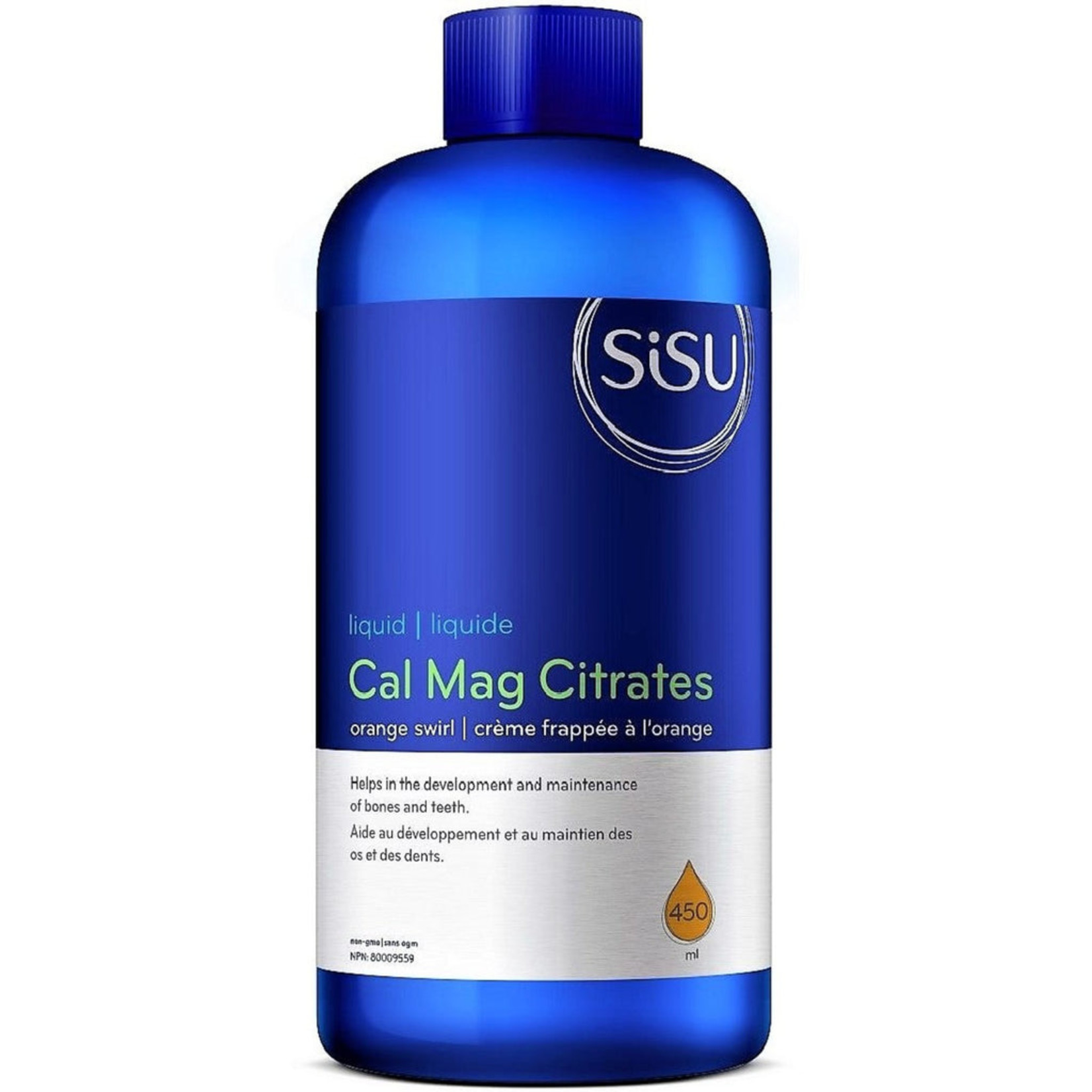 SISU SISU CALCIUM & MAGNESIUM CITRATES 450ML ORANGE SWIRL