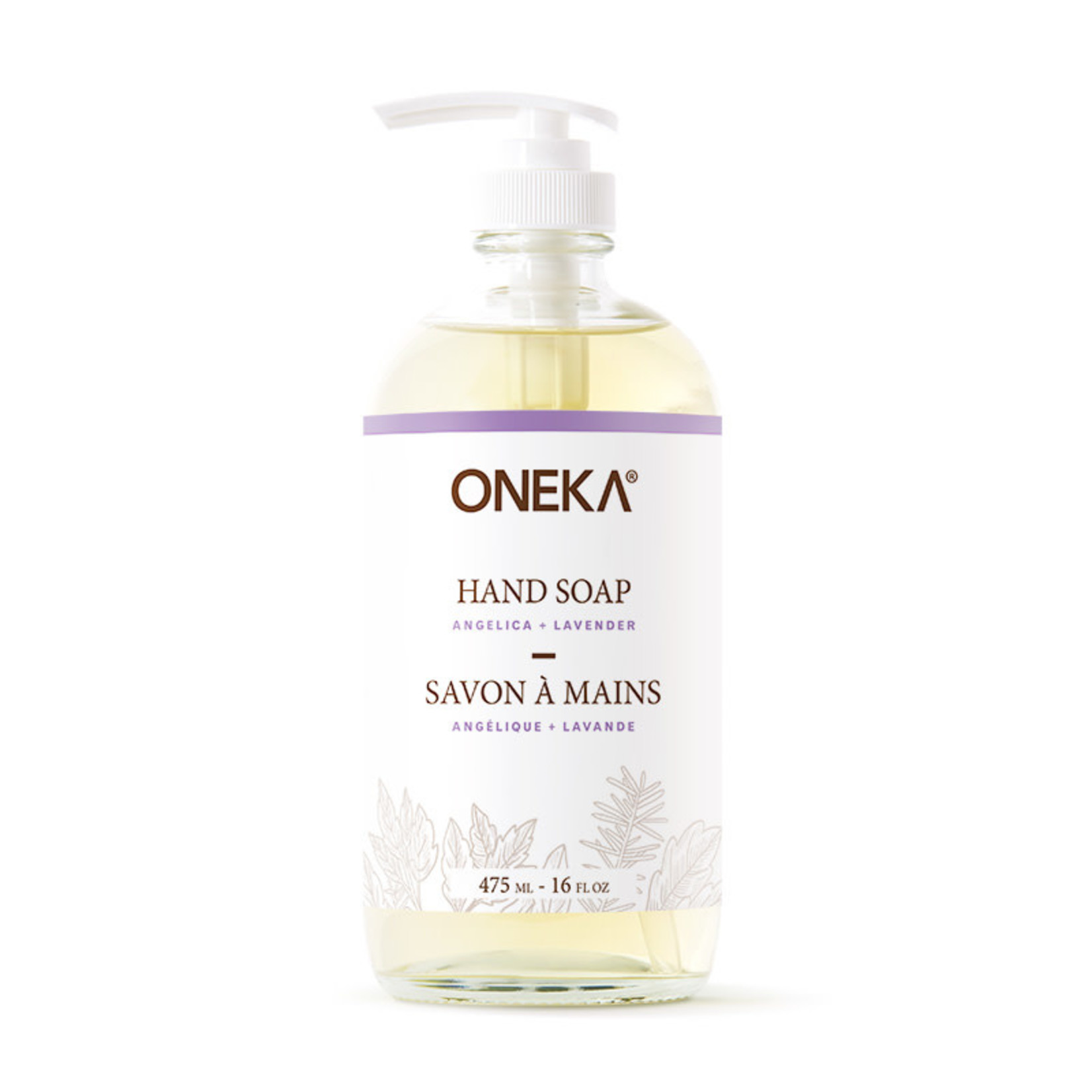 ONEKA ONEKA ANGELICA & LAVENDER HAND SOAP 475ML