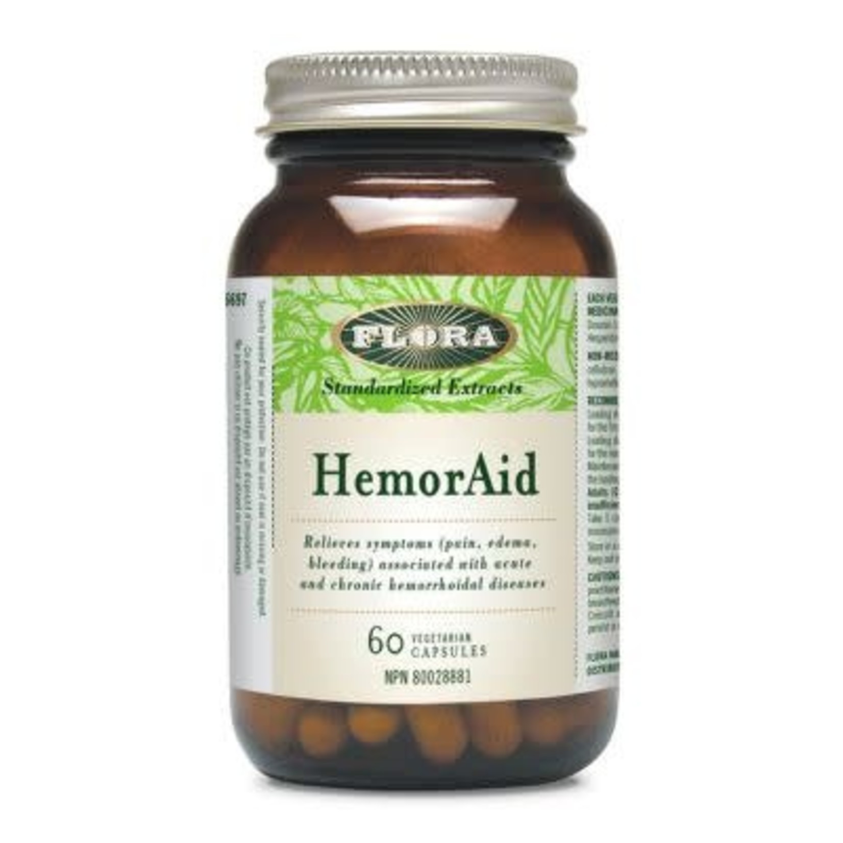 FLORA FLORA HEMOR AID 500MG 60VCAPS