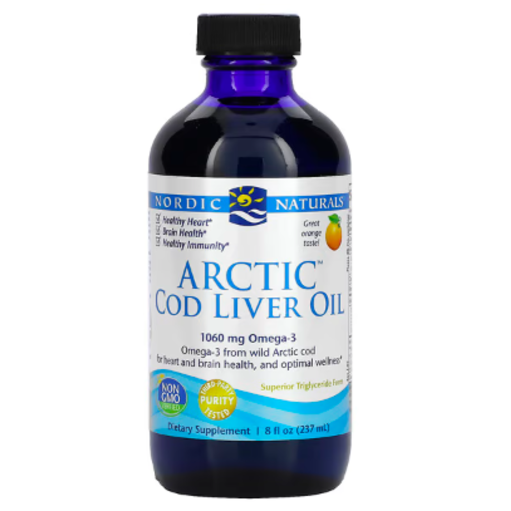 NORDIC NATURALS NORDIC NATURALS ARCTIC COD LIVER OIL 237ML ORANGE