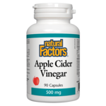 NATURAL FACTORS NATURAL FACTORS APPLE CIDER VINEGAR 500MG 90 CAPS