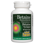 NATURAL FACTORS NATURAL FACTORS BETAINE HCL (WITH FENUGREEK) 90 VEGICAPS