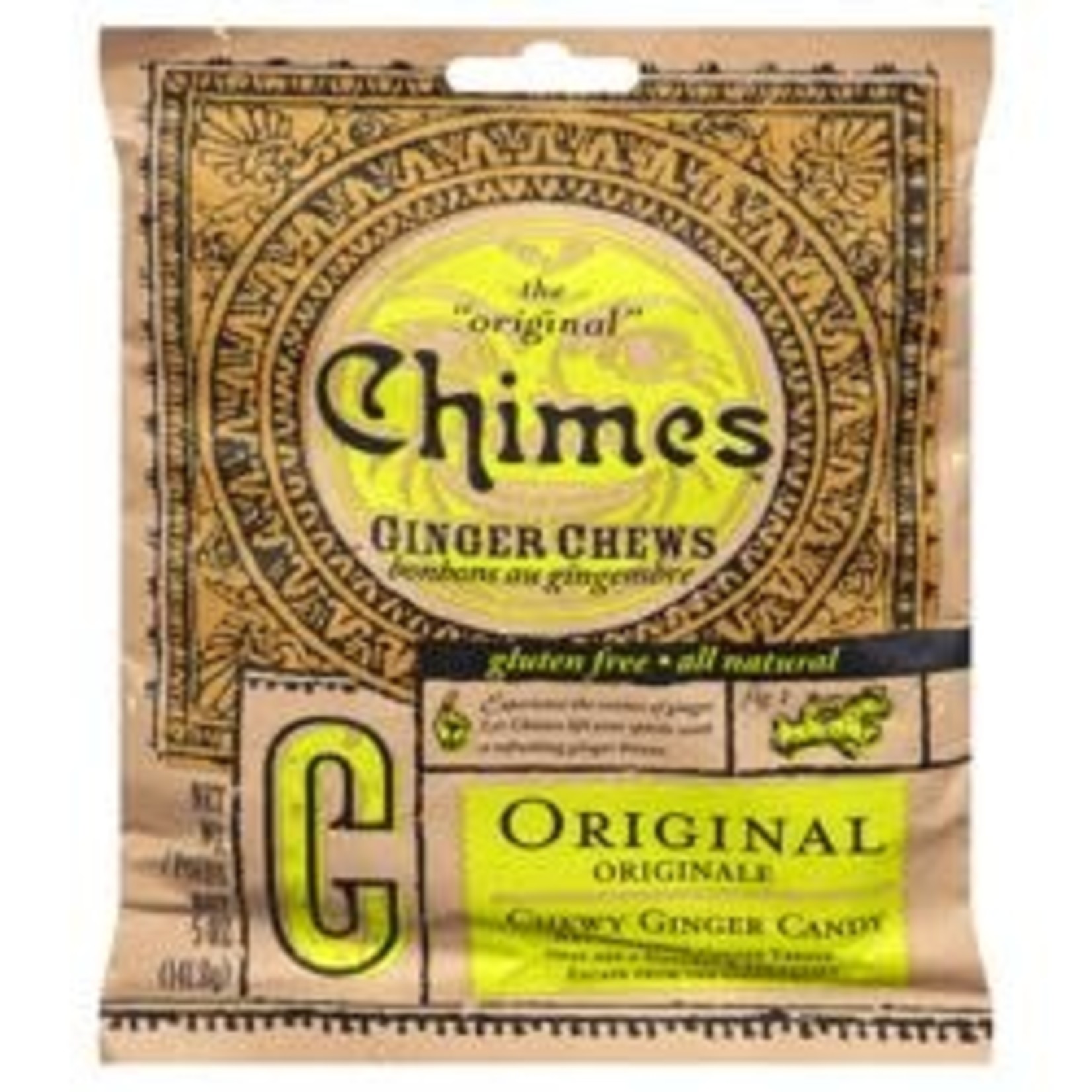 CHIMES CHIMES GINGER CHEWS ORIGINAL 142G