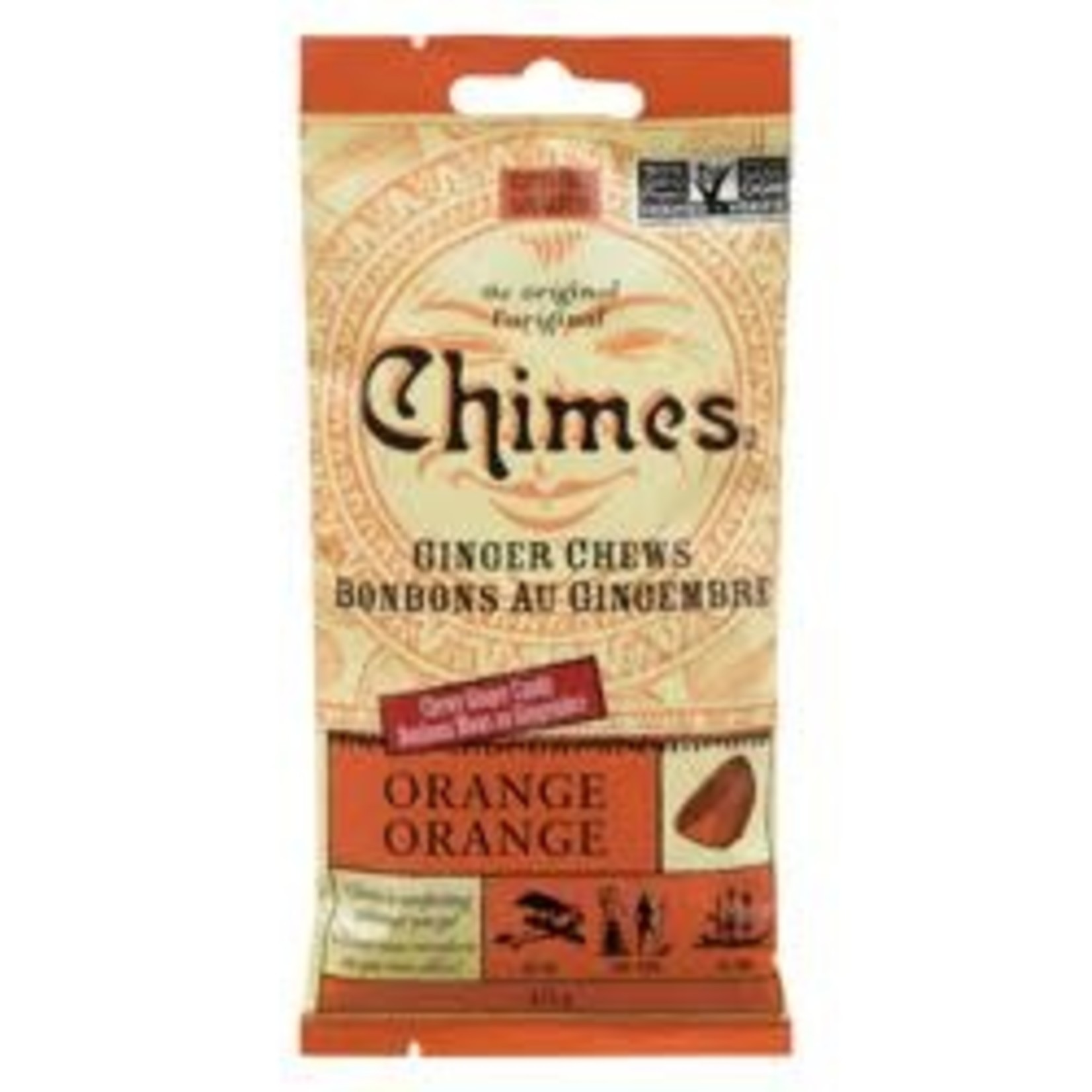 CHIMES CHIMES GINGER CHEWS ORANGE 42.5G