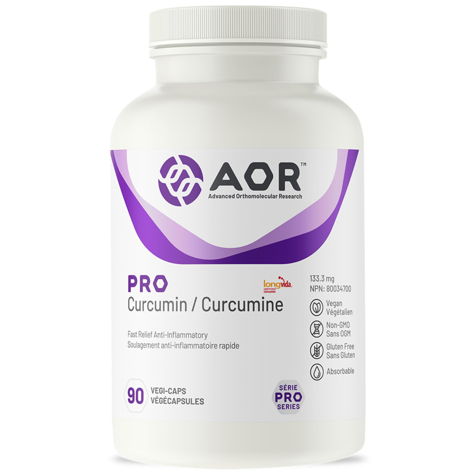 AOR PRO AOR PRO CURCUMIN 90 VEGICAPS