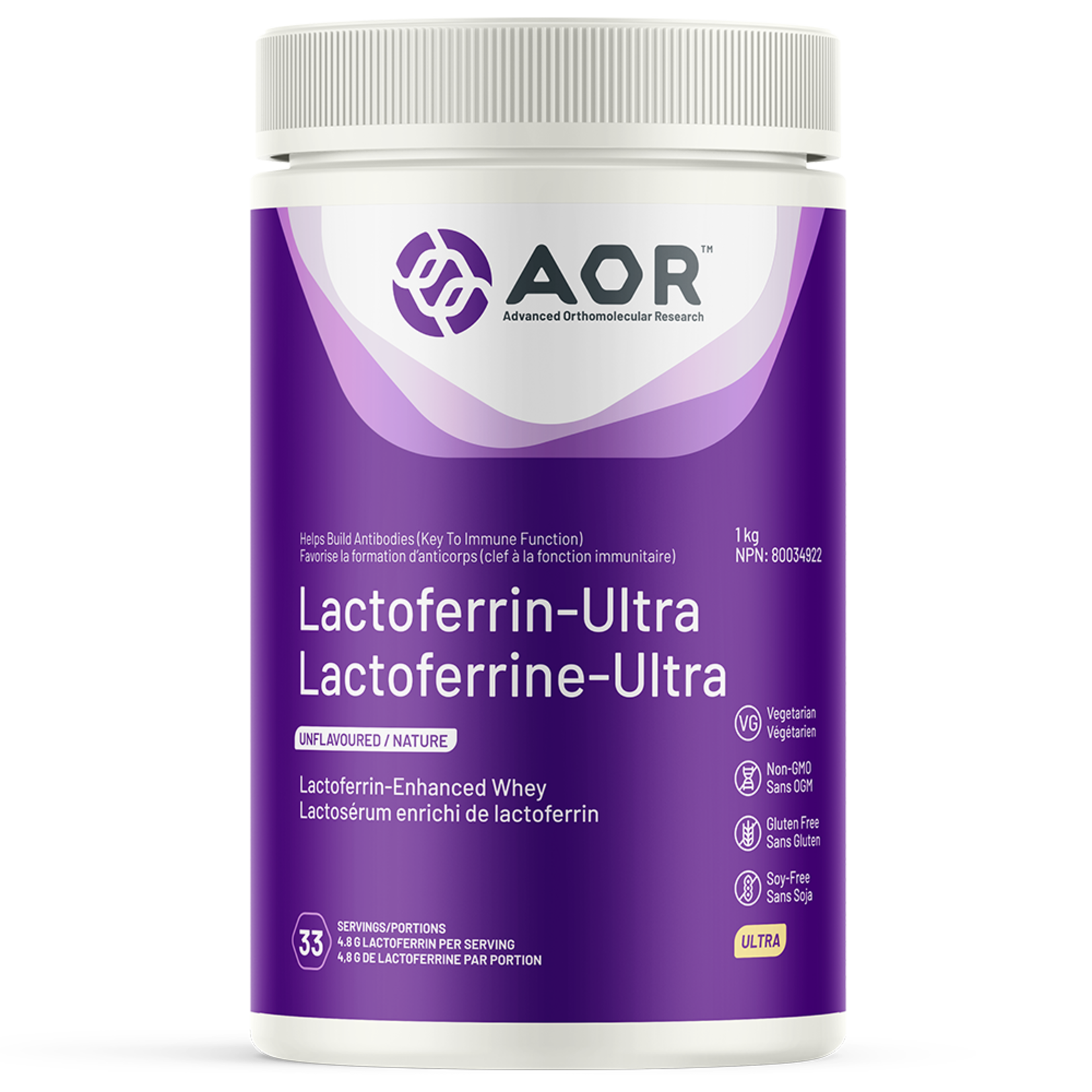 AOR AOR LACTOFERRIN ULTRA POWDER 1KG