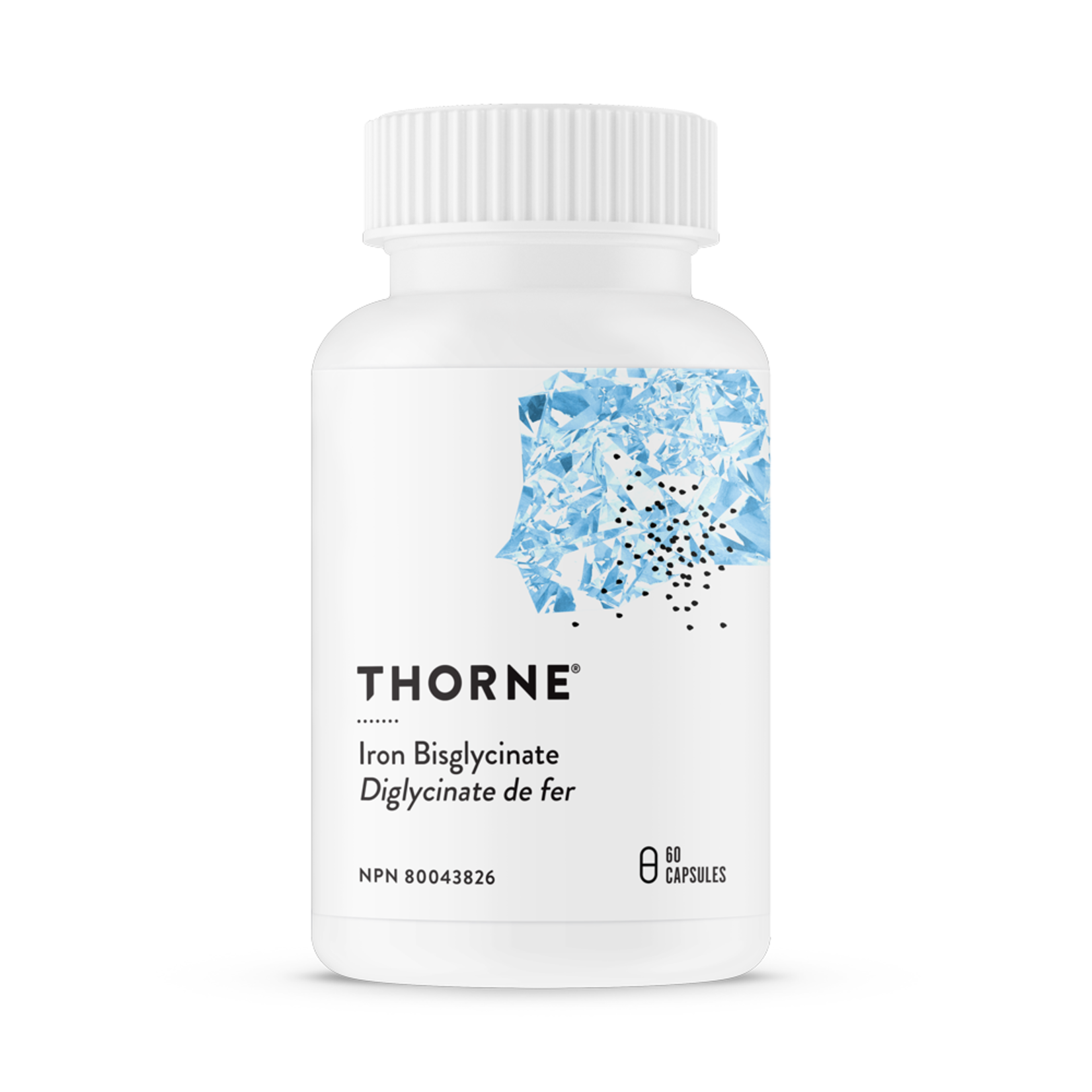 THORNE RESEARCH THORNE IRON BISGLYCINATE (25MG) 60 VEGICAPS