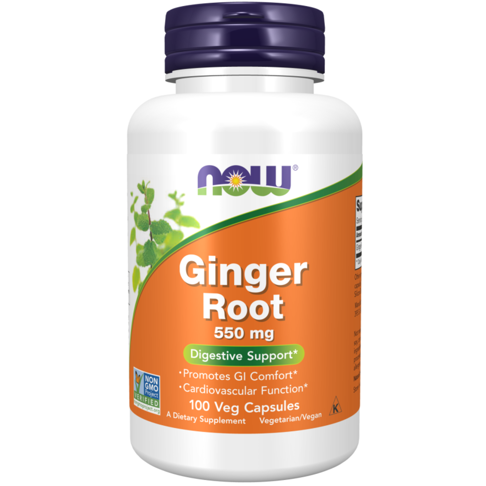 NOW FOODS NOW GINGER ROOT 550MG 100 VCAPS