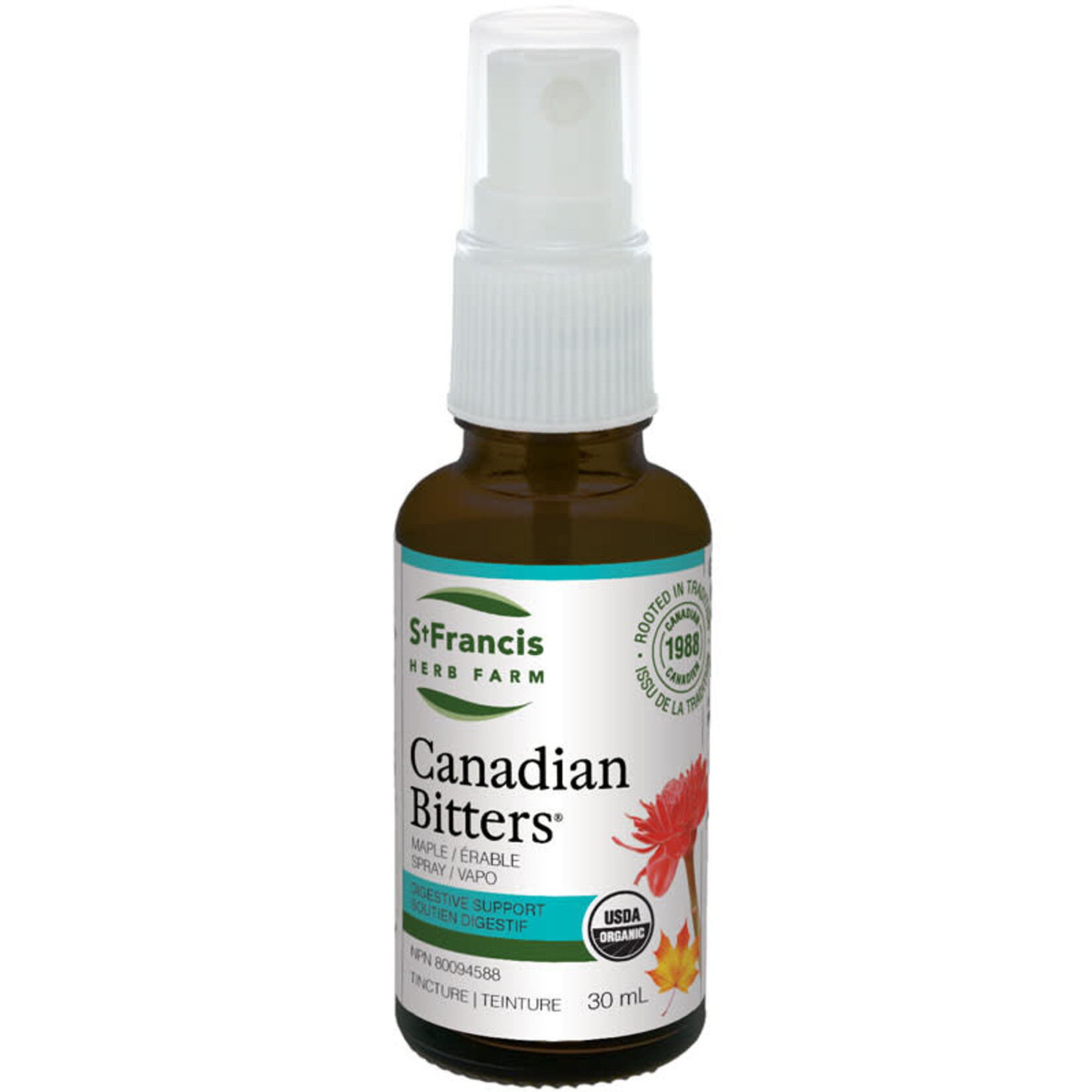 ST FRANCIS ST FRANCIS CANADIAN BITTERS MAPLE SPRAY 30ML