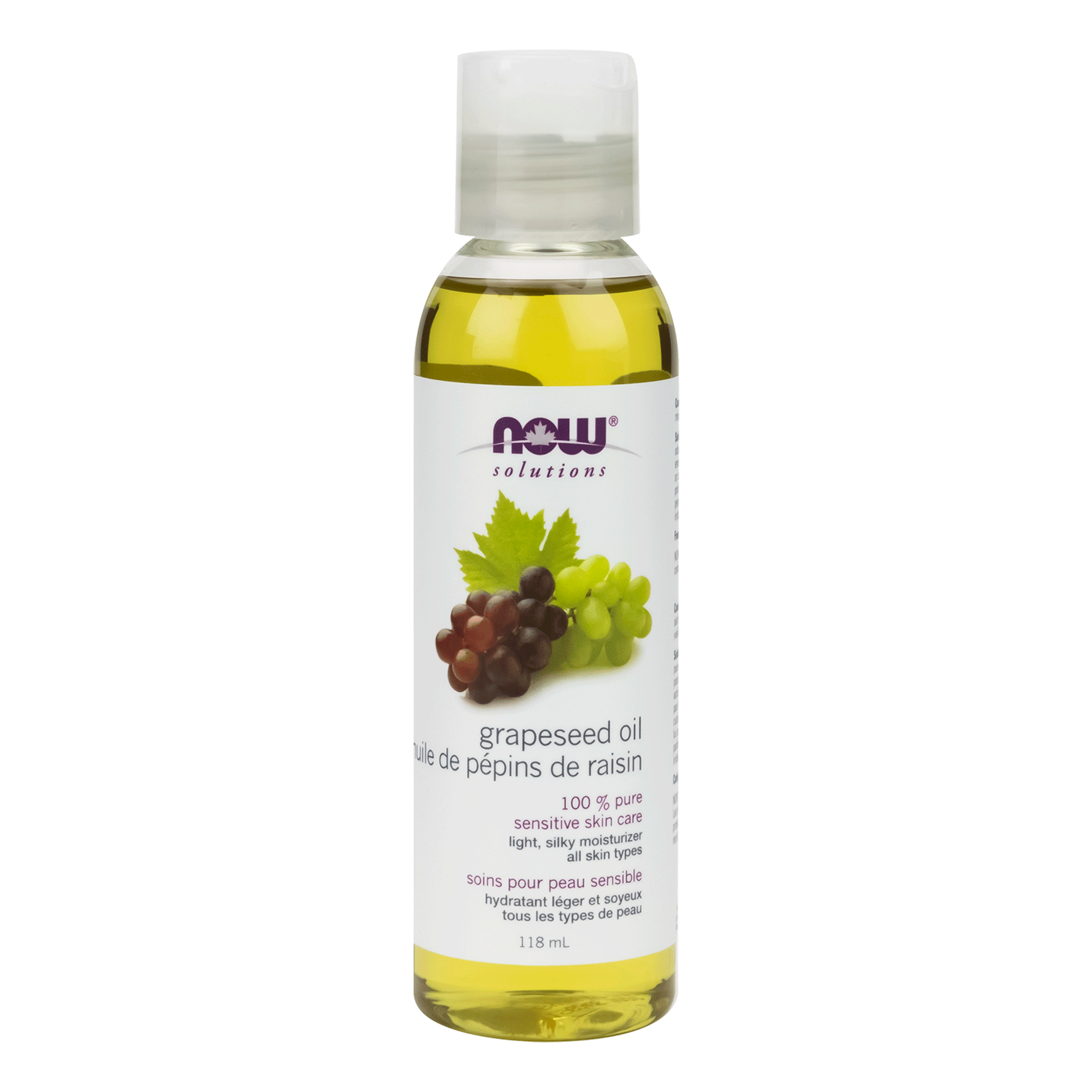 NOW FOODS NOW GRAPESEED OIL (PURE) 118ML