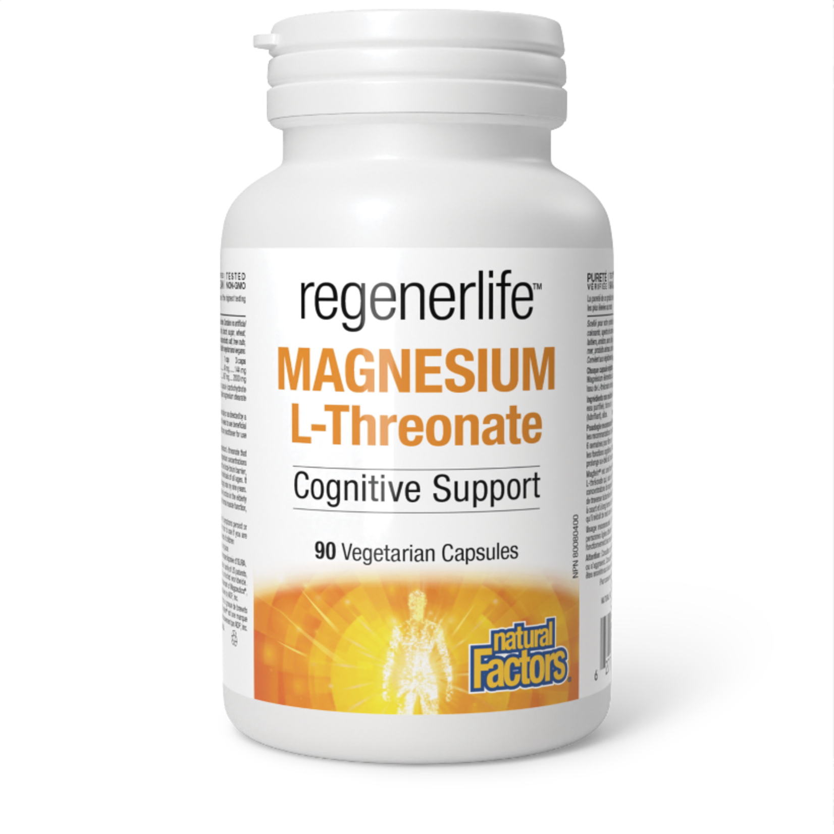 NATURAL FACTORS NATURAL FACTORS REGENERLIFE MAG L-THREONATE (COGNITIVE) 667MG 90 VCAPS